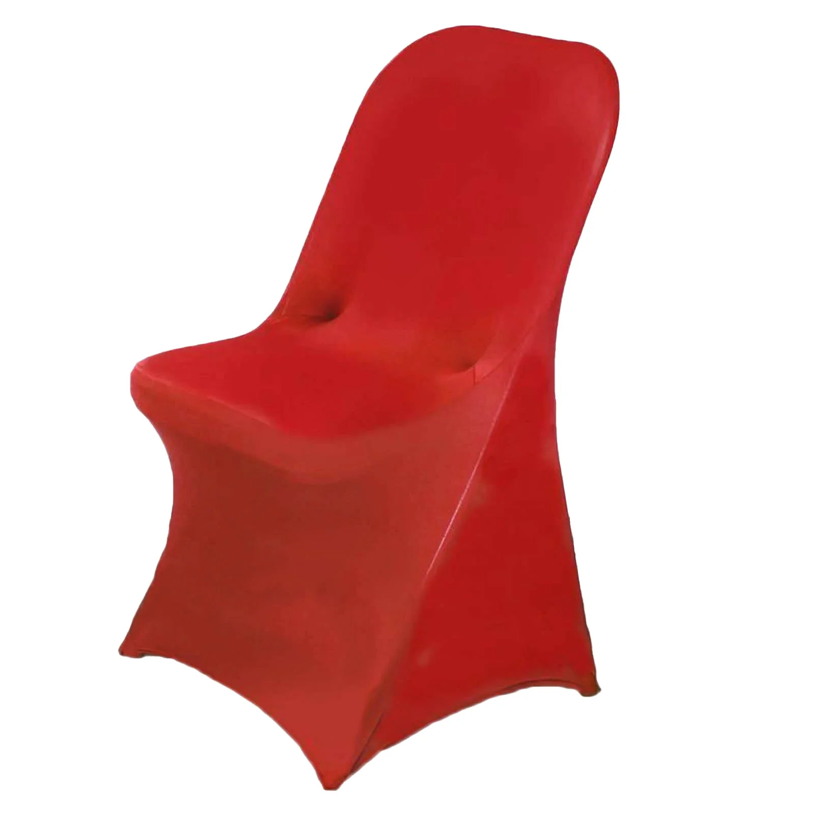 10 Pack Stretch Spandex Chair Covers Red for Folding Chairs - Durable 160GSM Fitted Slipcovers - Image 6