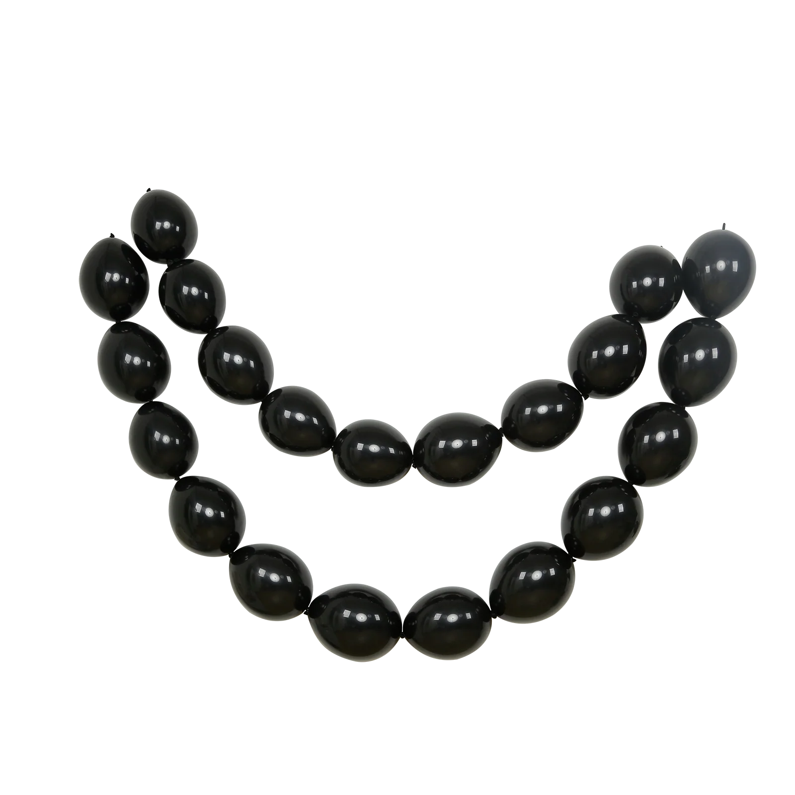 100 Pcs Biodegradable Link Balloons 12" Matte Pastel Black, Latex Quick Linking Balloons for Balloon Chains, Garland, Arch, Backdrop & Wall Decor - Image 10