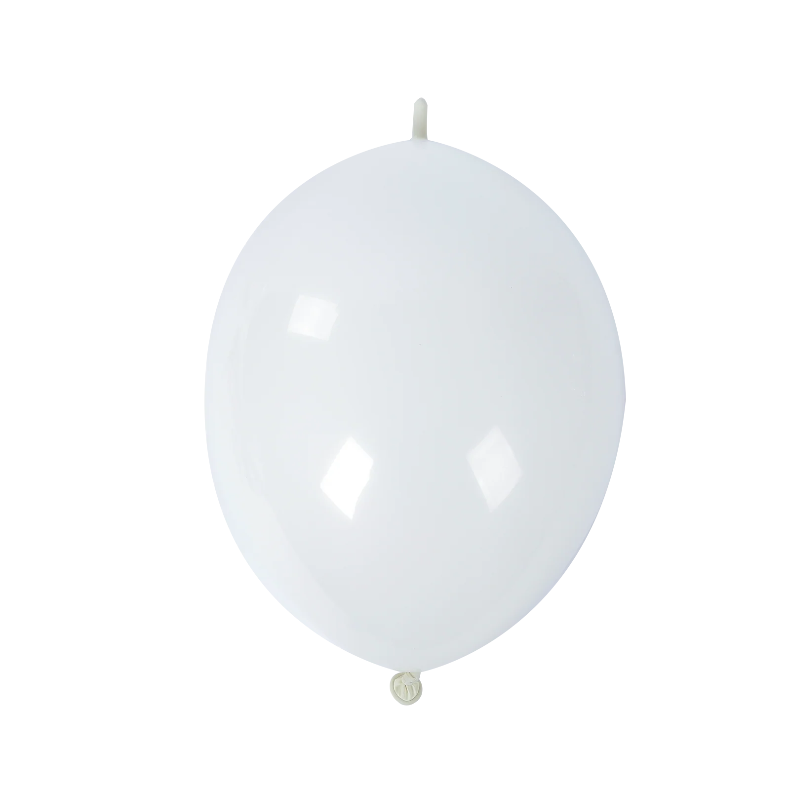 100 Pcs Biodegradable Link Balloons 12" Matte Pastel White, Latex Quick Linking Balloons for Balloon Chains, Garland, Arch, Backdrop & Wall Decor - Image 10