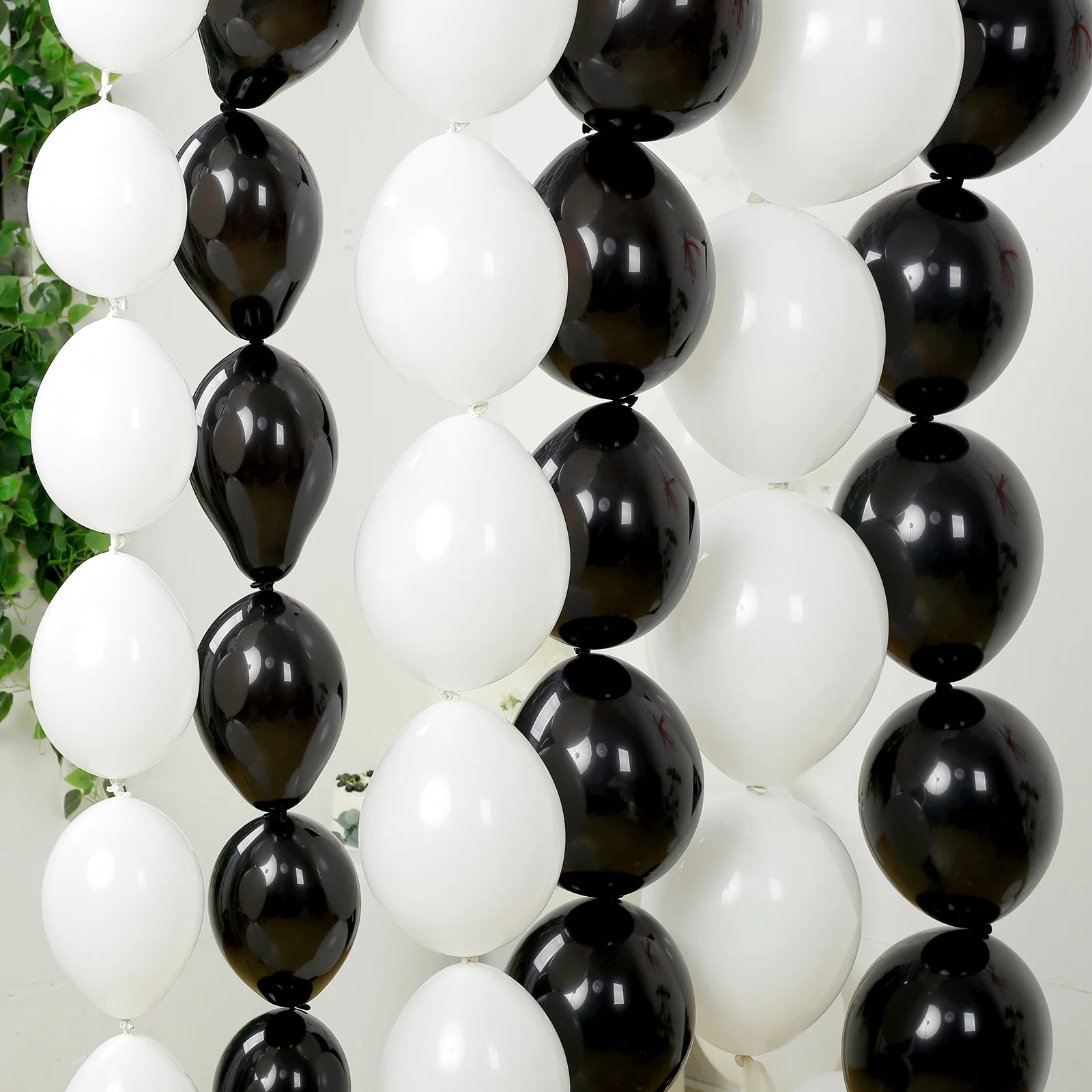 100 Pcs Biodegradable Link Balloons 6" Matte Pastel Black, Latex Quick Linking Balloons for Balloon Chains, Garland, Arch, Backdrop & Wall Decor - Image 10