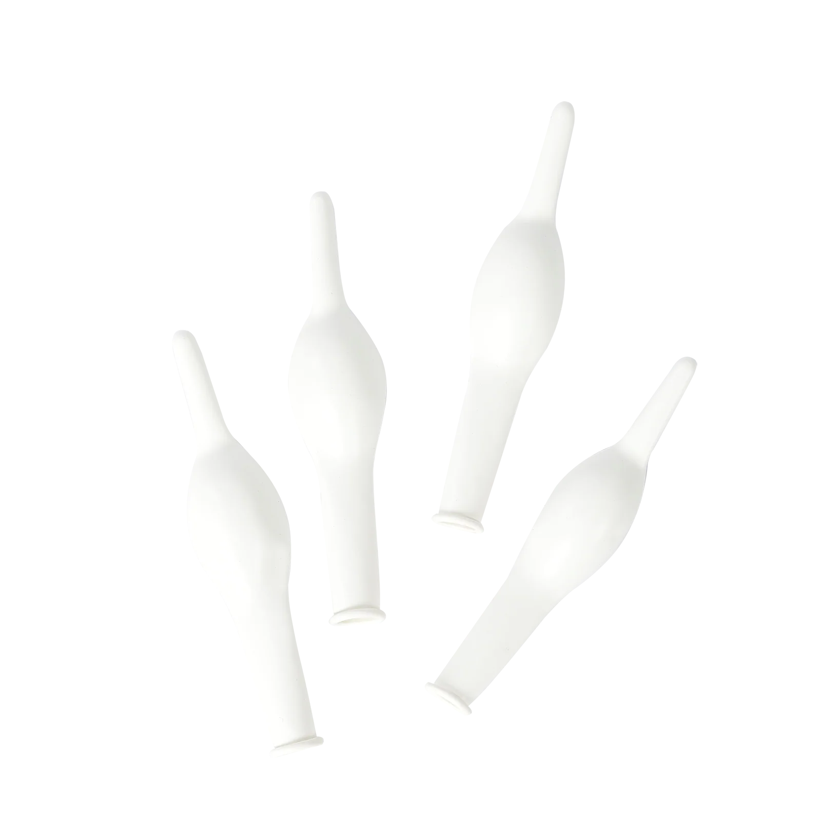 100 Pcs Biodegradable Link Balloons 6" Matte Pastel White, Latex Quick Linking Balloons for Balloon Chains, Garland, Arch, Backdrop & Wall Decor - Image 10