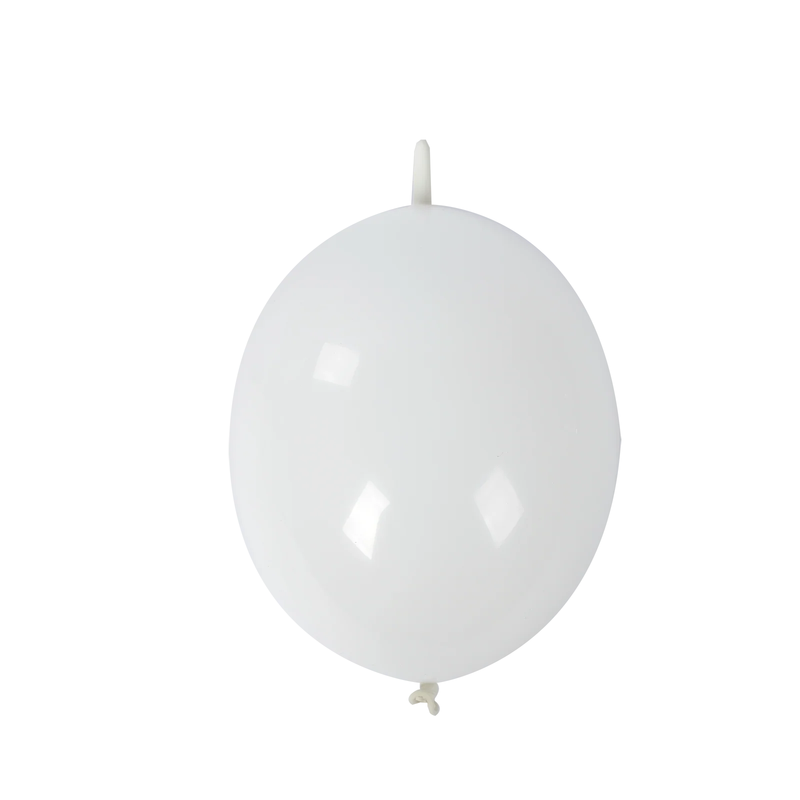 100 Pcs Biodegradable Link Balloons 6" Matte Pastel White, Latex Quick Linking Balloons for Balloon Chains, Garland, Arch, Backdrop & Wall Decor - Image 9
