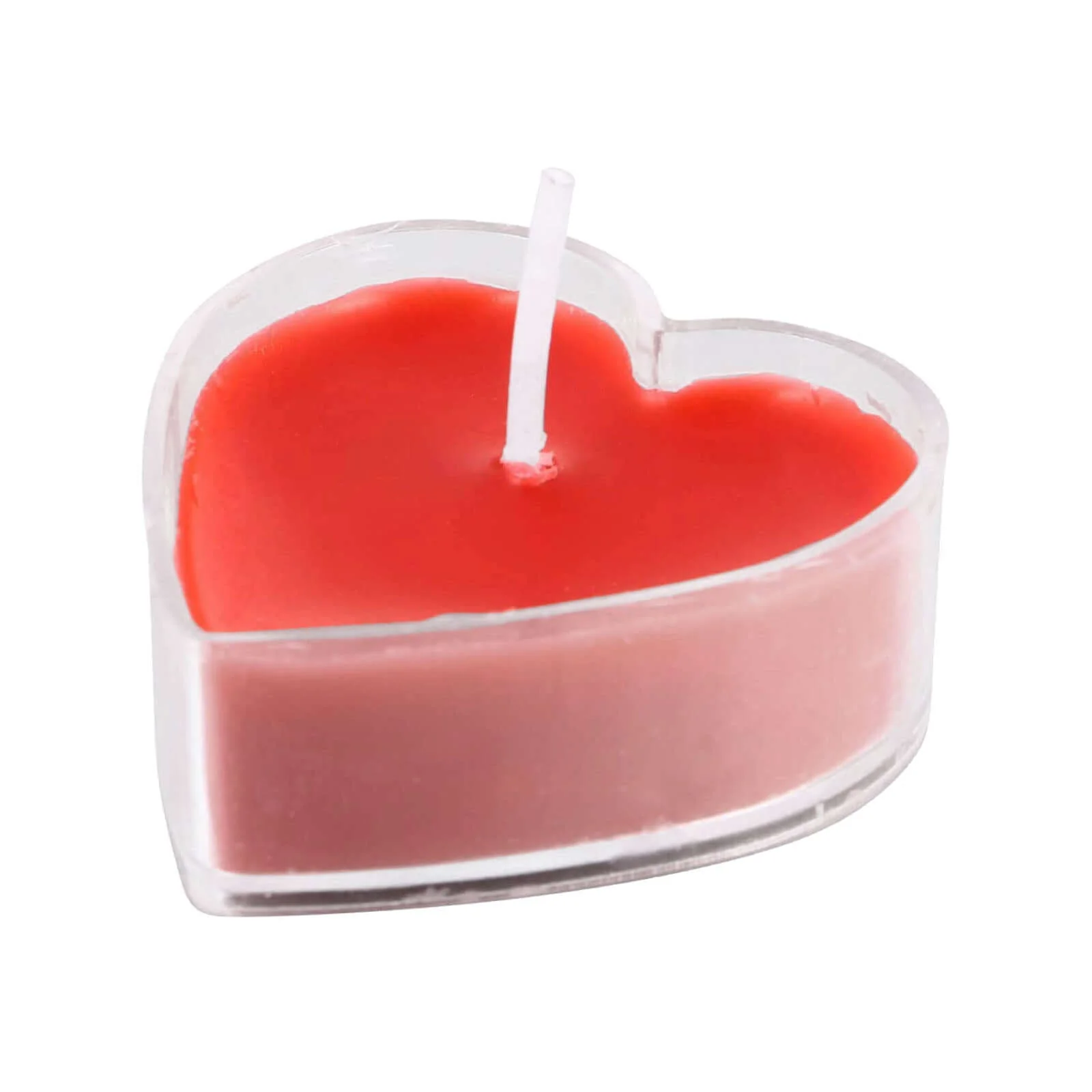 12-Pack Tealight Candles Heart Shaped Design Red - Valentines Decor for Romantic Settings Mini - Image 11