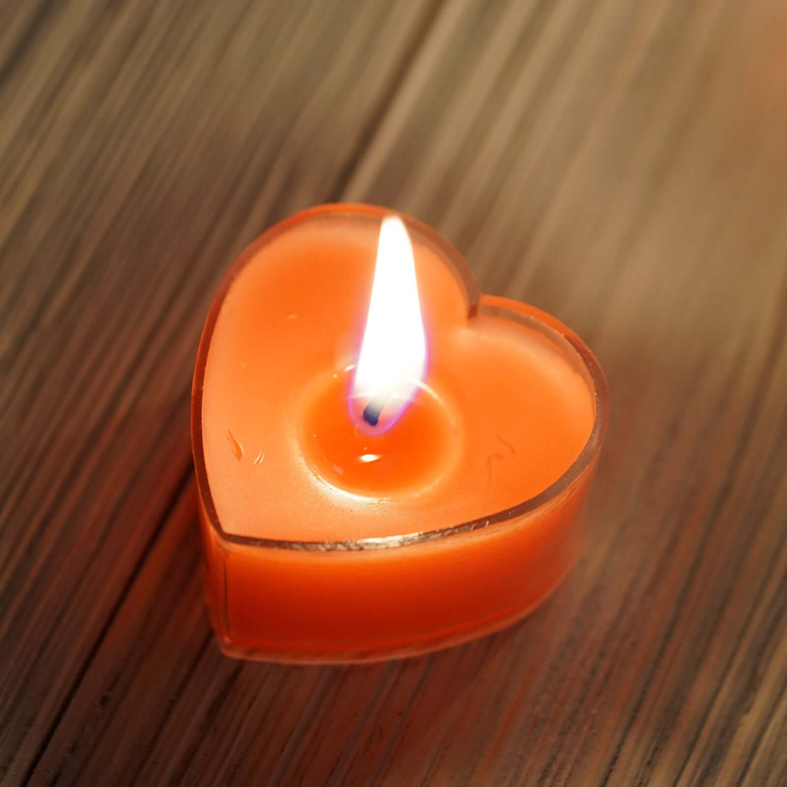 12-Pack Tealight Candles Heart Shaped Design Red - Valentines Decor for Romantic Settings Mini - Image 8