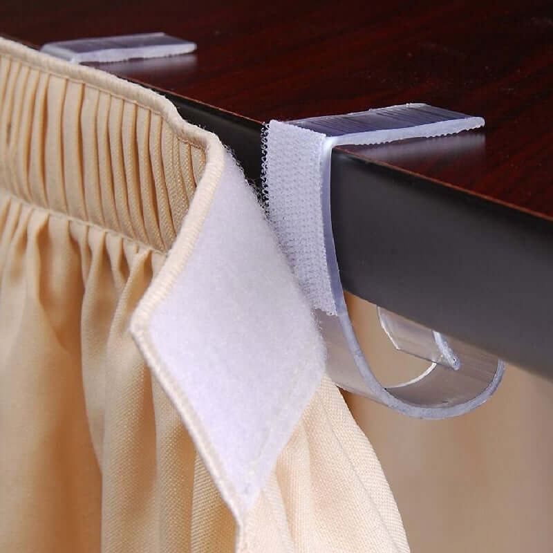 12Pcs 3" Adjustable Large Plastic Table Skirt Clips - Image 2