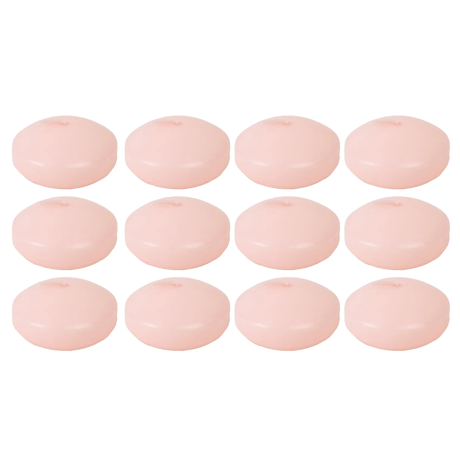 12 Pack 3" Blush Floating Candles, Unscented Dripless Wax Discs for Centerpieces - Image 6