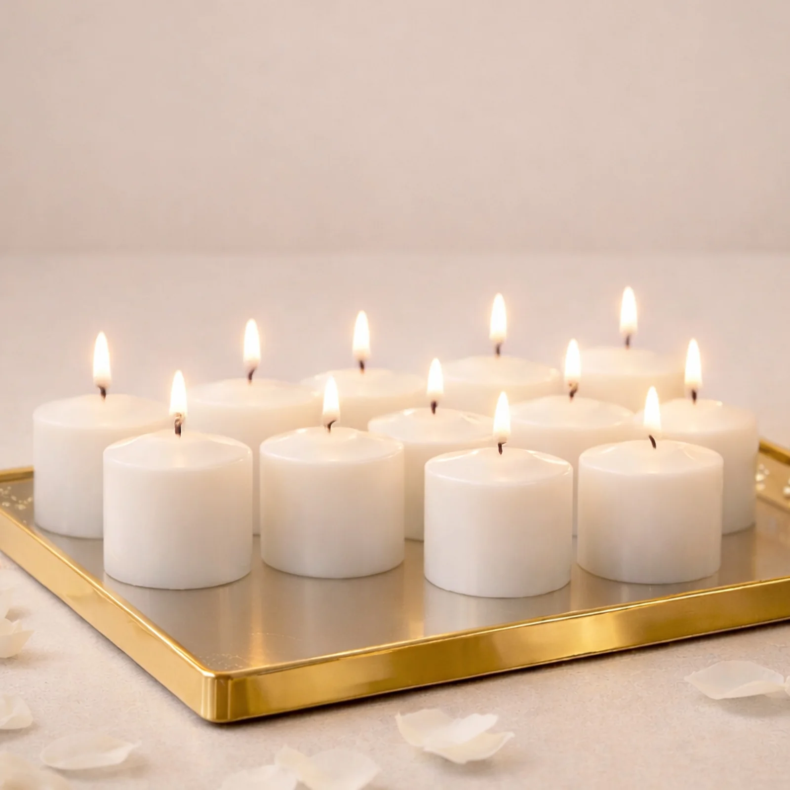 12 Pack White 1.5" Votive Candles, Unscented – 10 Hour Burn, Clean Cotton Wick - Image 6