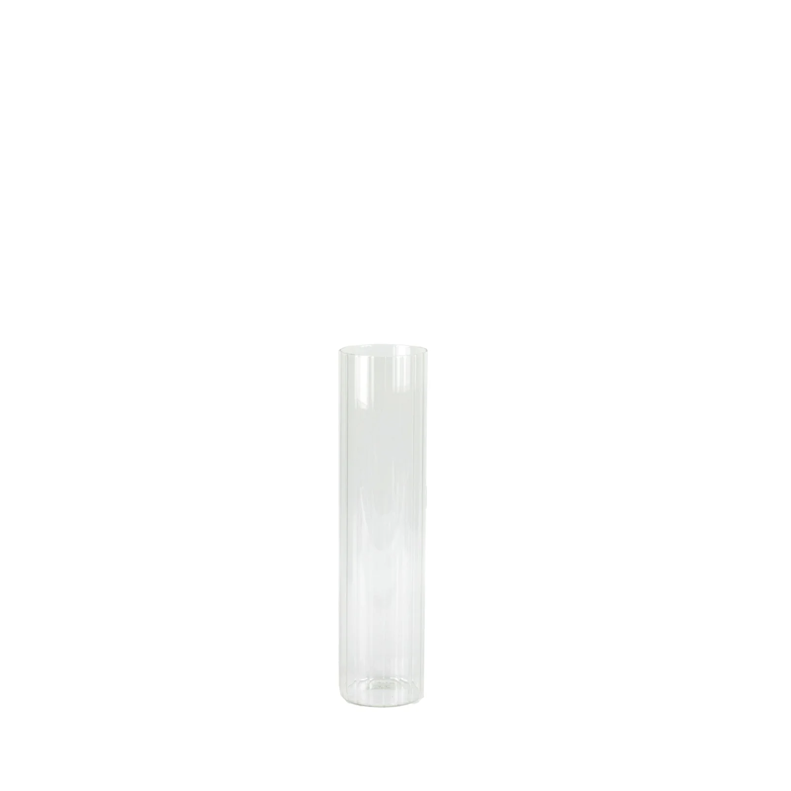 16" Ribbed Cylinder Glass Vases 6-Pack – Tall Clear Vases for Wedding Centerpieces, Home Decor & Event Styling - Image 6