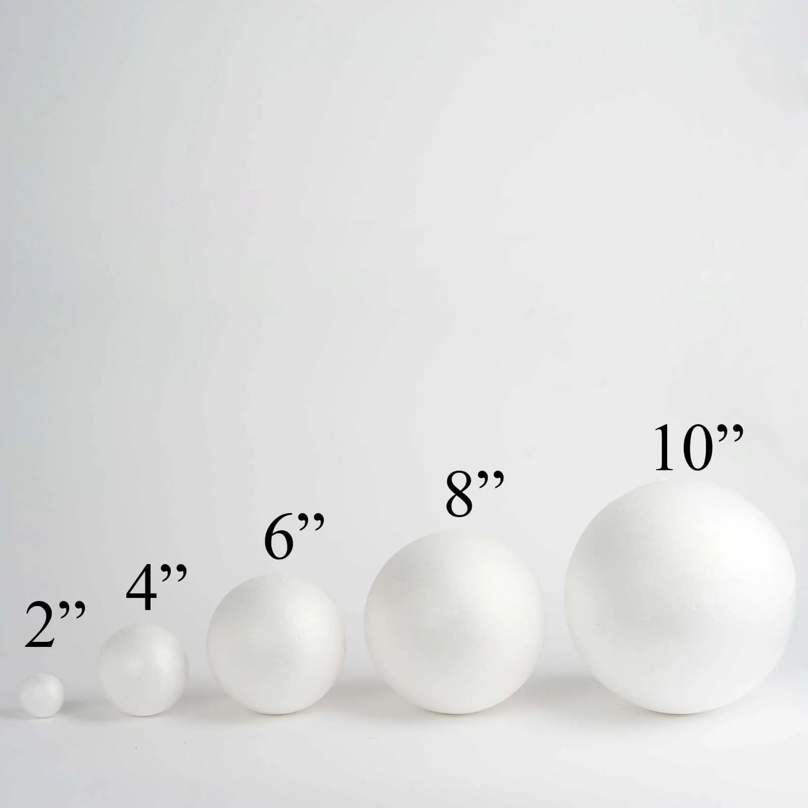 2 Pack 10” White StyroFoam Foam Balls For Arts, Crafts and DIY - Image 6
