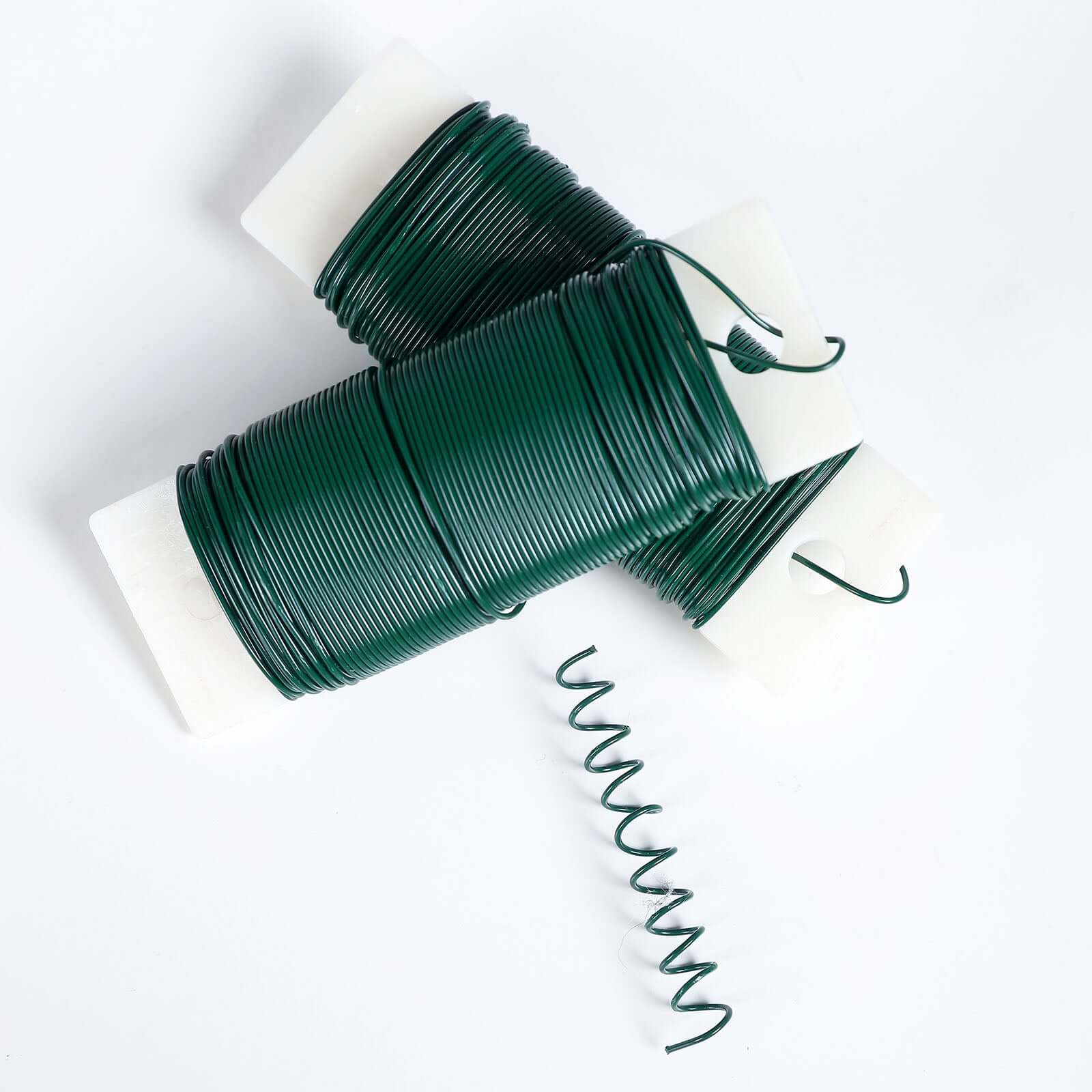 2 Pack 20 Gauge Green Floral Wire, DIY Craft Paddle Wire for Flower Arrangements - 38 Yards - Image 12