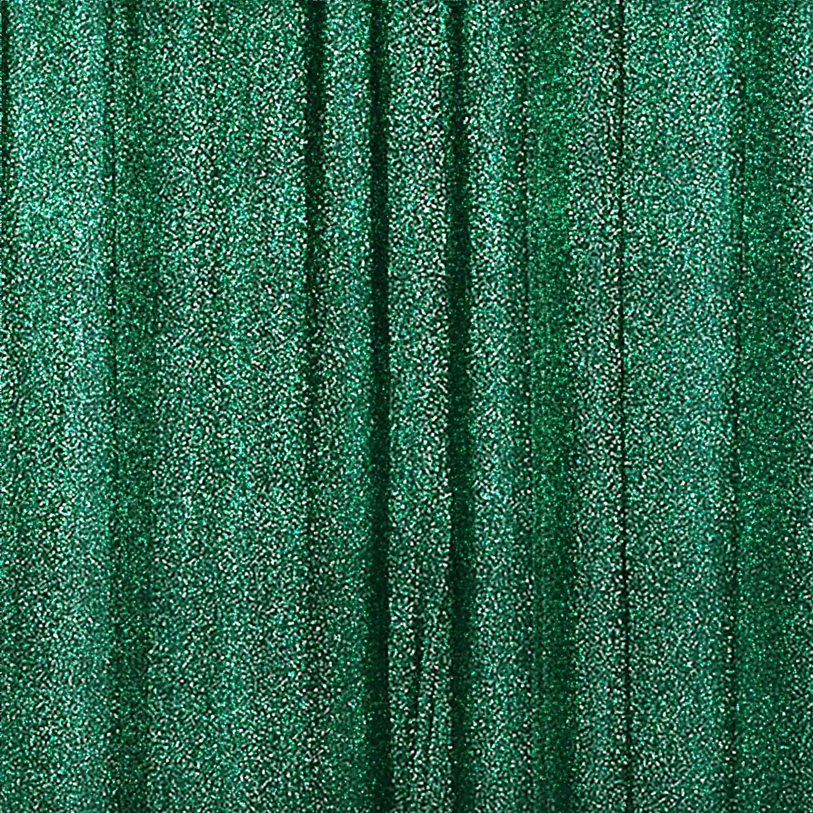 20ftx10ft Hunter Emerald Green Metallic Shimmer Tinsel Event Curtain Drapes, Backdrop Event Panel - Image 8