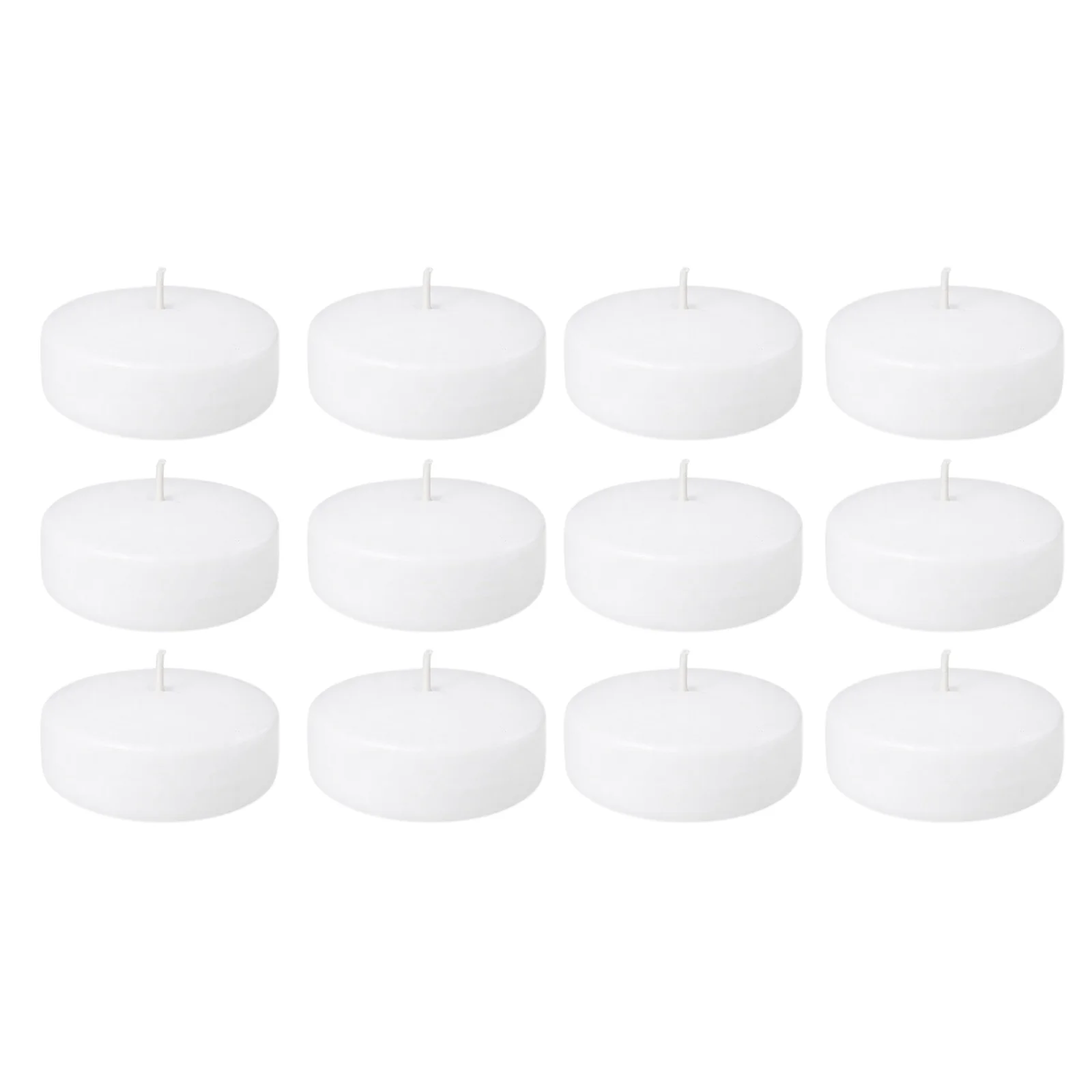 24 Pack White Floating Candles 3" – Unscented 8–10 Hour Burn, Dripless & Smokeless Disc Candles - Image 7