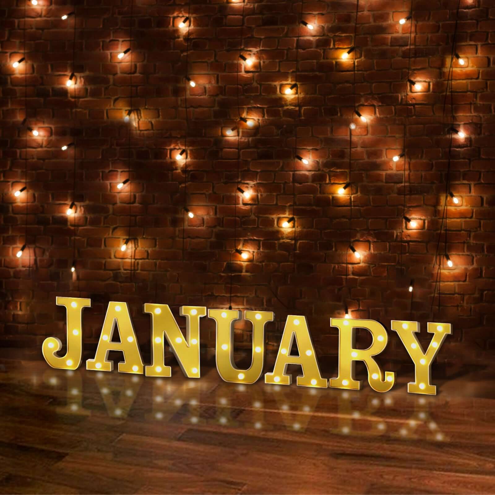 3D Marquee Letter "J" Warm White 4 LED Lights Gold - Chic Light-Up Decor for Events 6" - Image 7