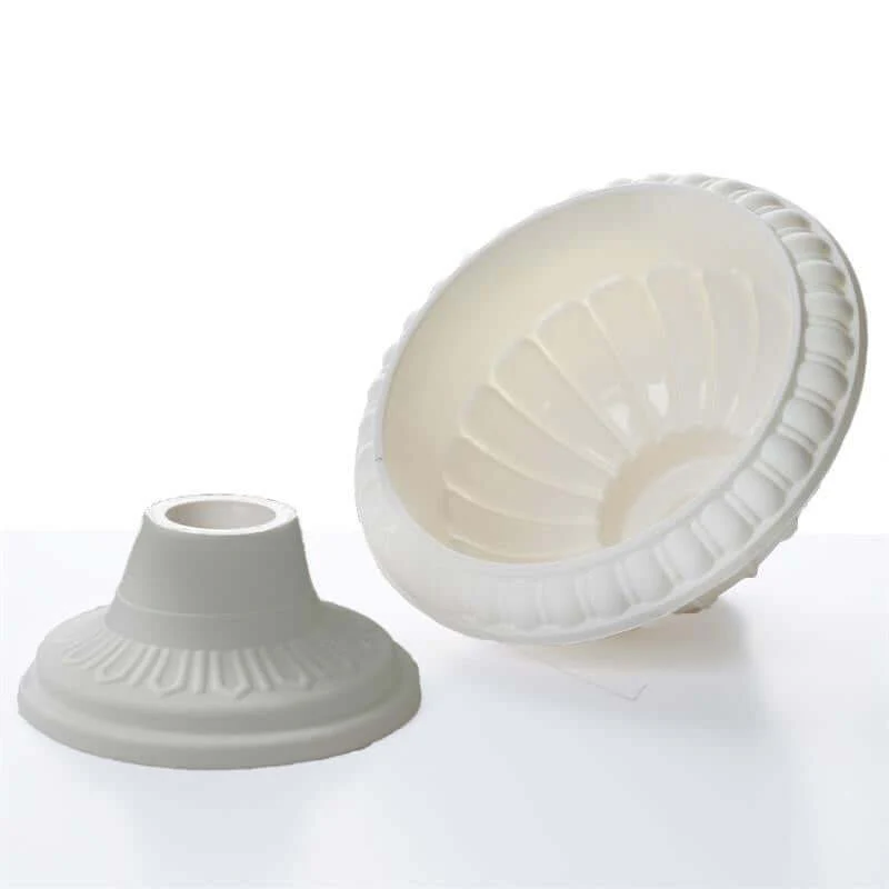 4 Pack 11" Off White Crafted All Weather Roman Inspired Pedestal Column Flower Plant Stand Pot - PVC - Image 7