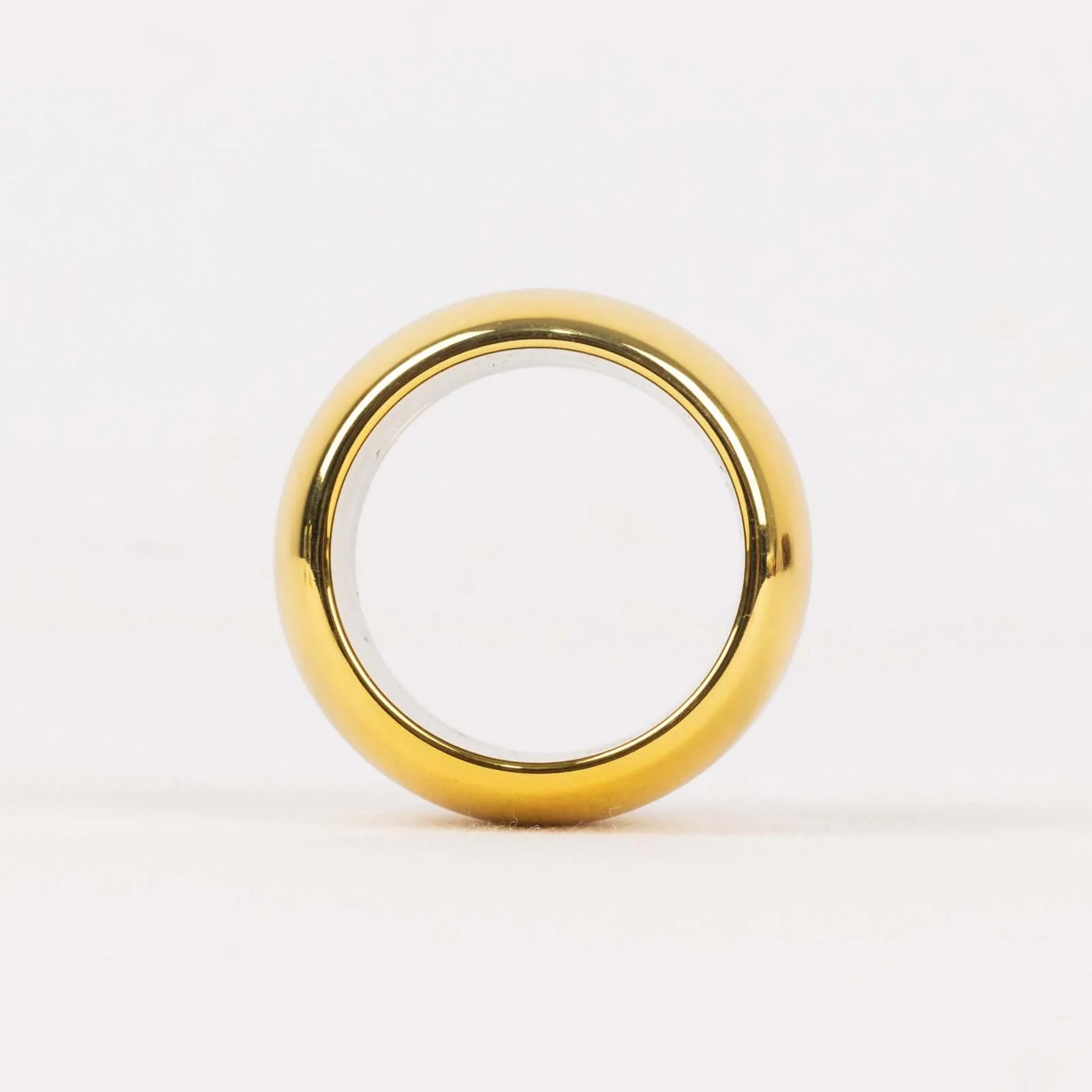 4 Pack Shiny Metallic Gold Acrylic Napkin Rings - Image 8