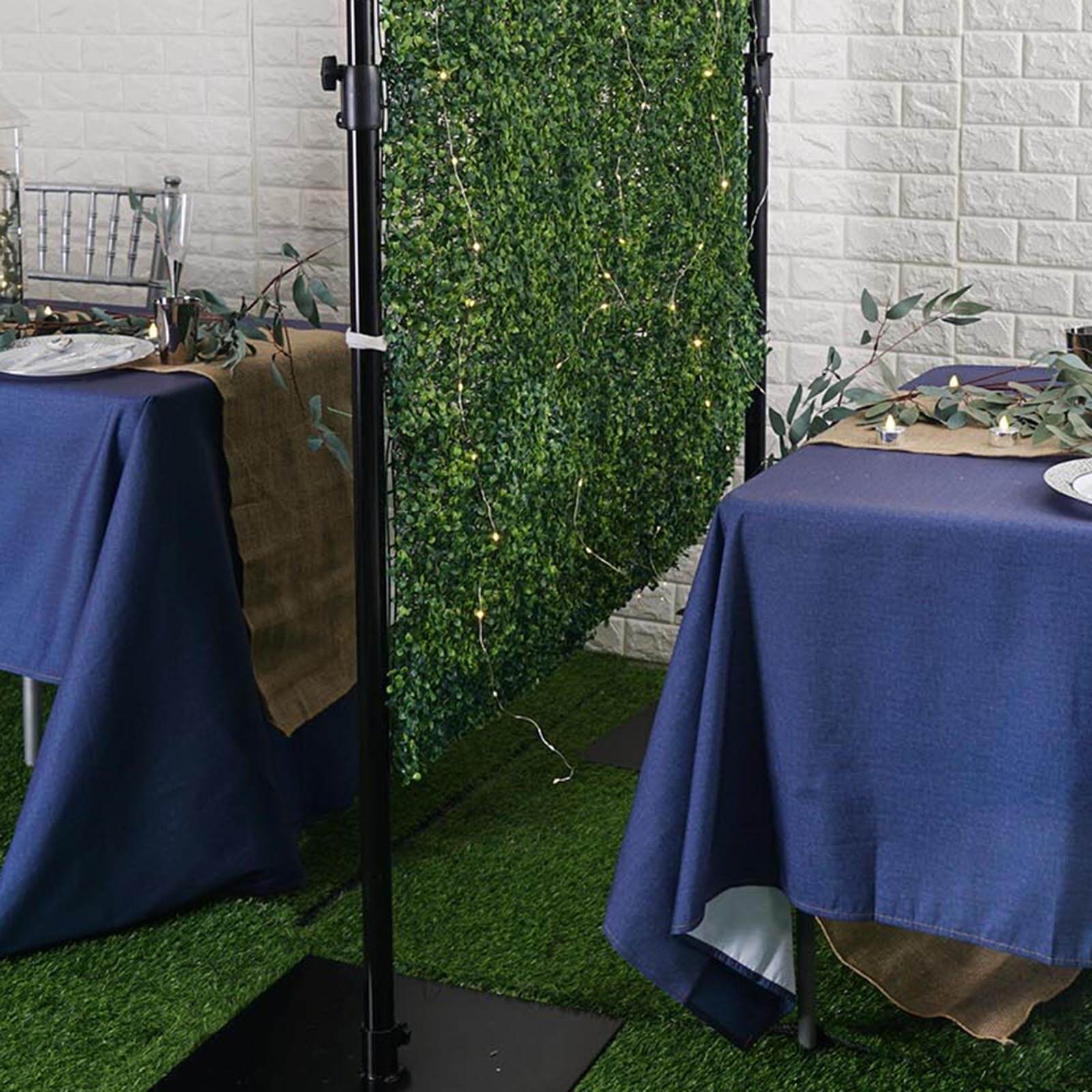 4ft x 9ft Portable Isolation Wall with Artificial Grass Wall Panels, Floor Standing Sneeze Guard - Image 11