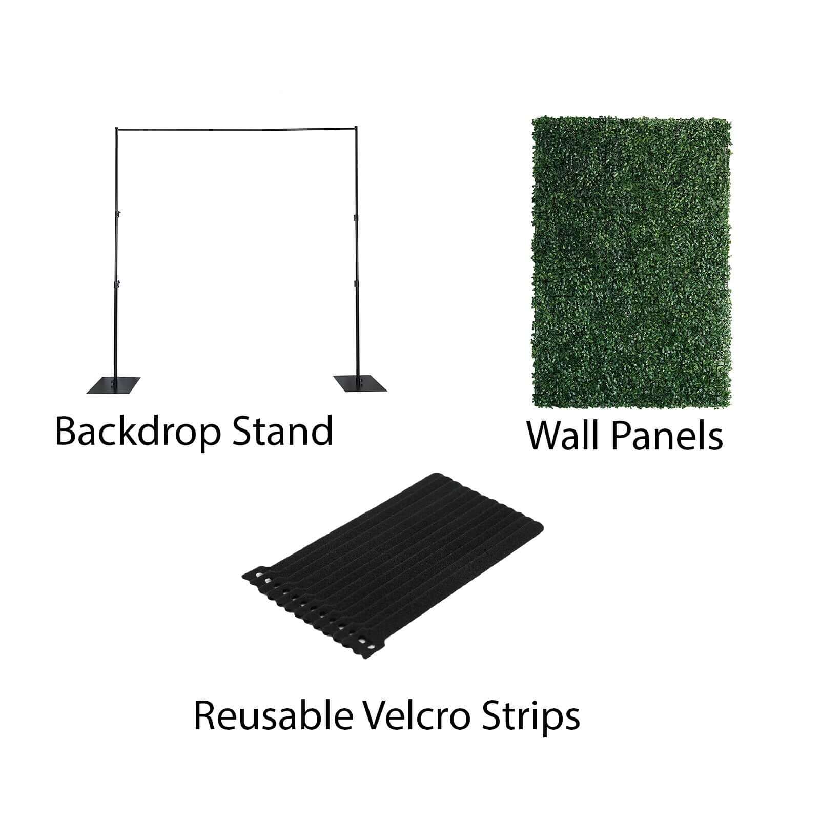 4ft x 9ft Portable Isolation Wall with Artificial Grass Wall Panels, Floor Standing Sneeze Guard - Image 7