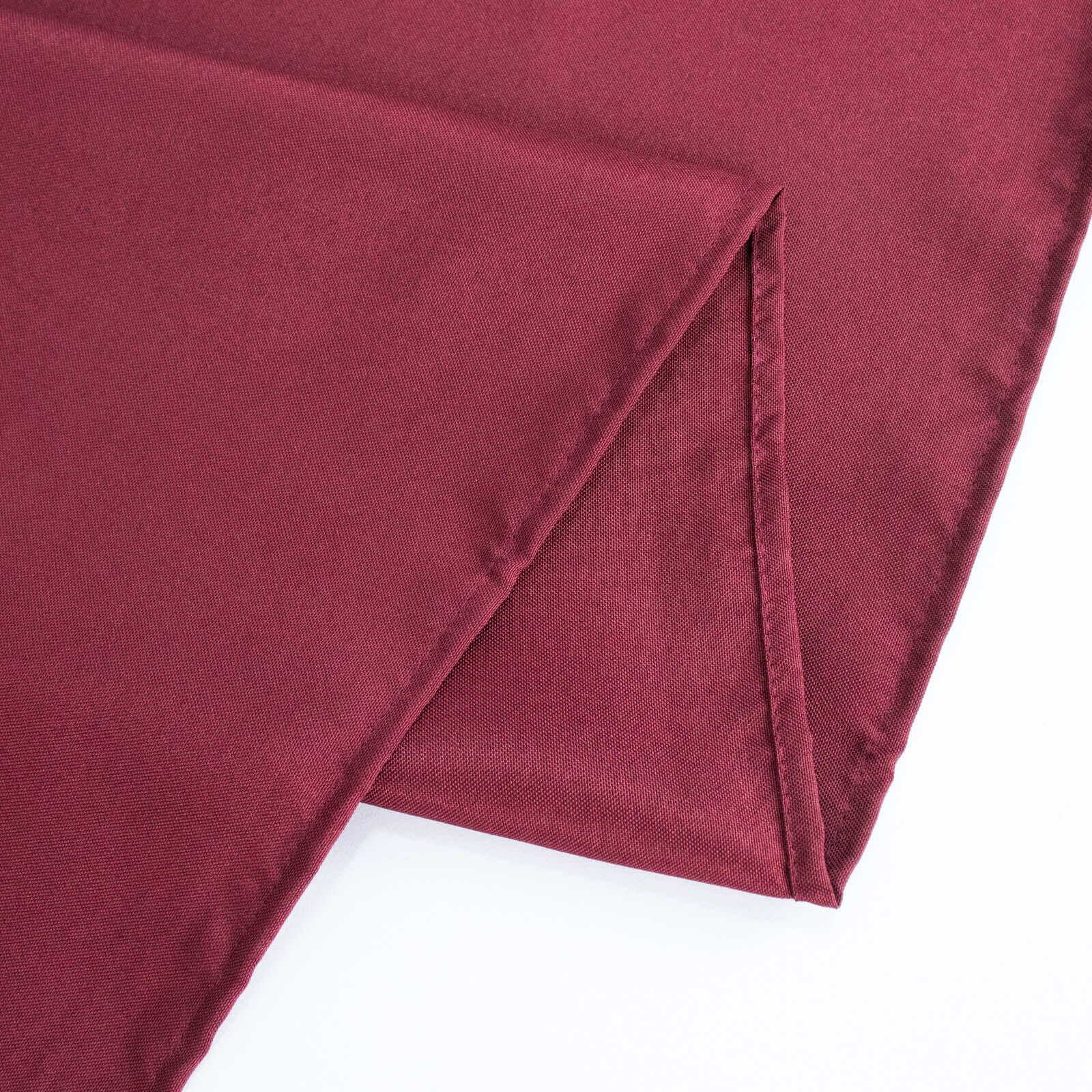 5 Pack Commercial Grade Polyester 20"x20" Napkins Burgundy - Wrinkle-Resistant & Durable Dinner Napkins - Image 3