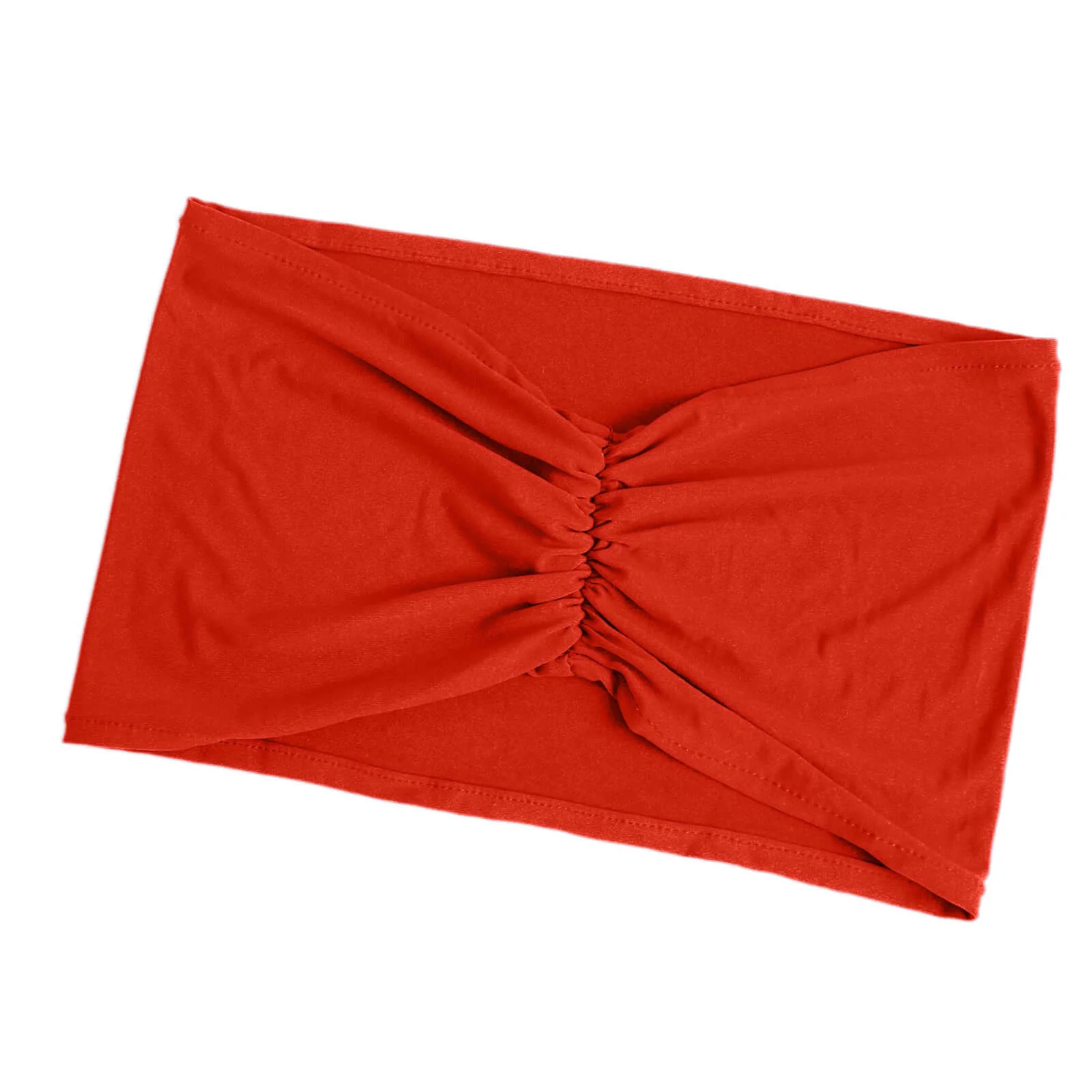 5 Pack Spandex Chair Sashes Red Ruffled Style - Wide Easy to Use Stretch Chair Bands 8"x13" - Image 8
