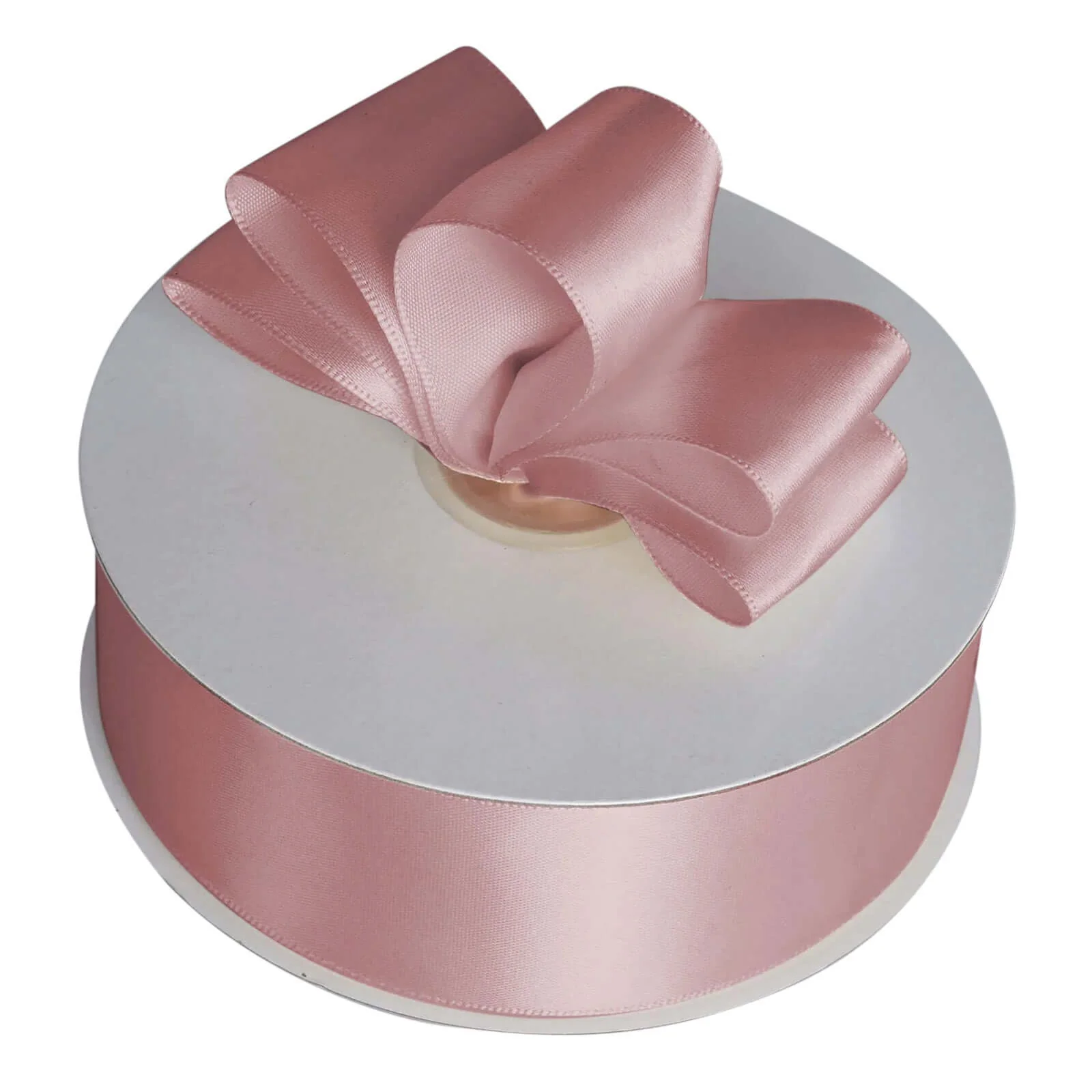 50 Yards 1.5" Dusty Rose Single Face Decorative Satin Ribbon - Image 7
