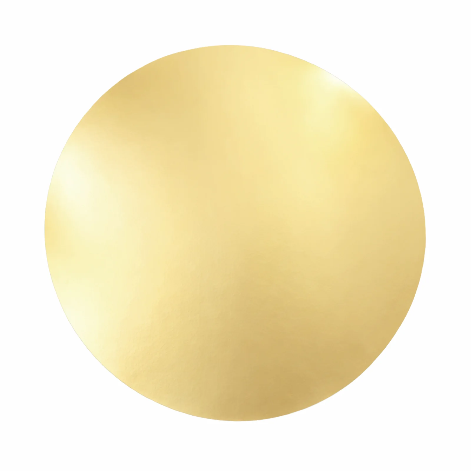 50 Pack Round Disposable Table Placemats 13" Gold – Cardboard Charger Plates for Catering & Special Events, 128 GSM - Image 2