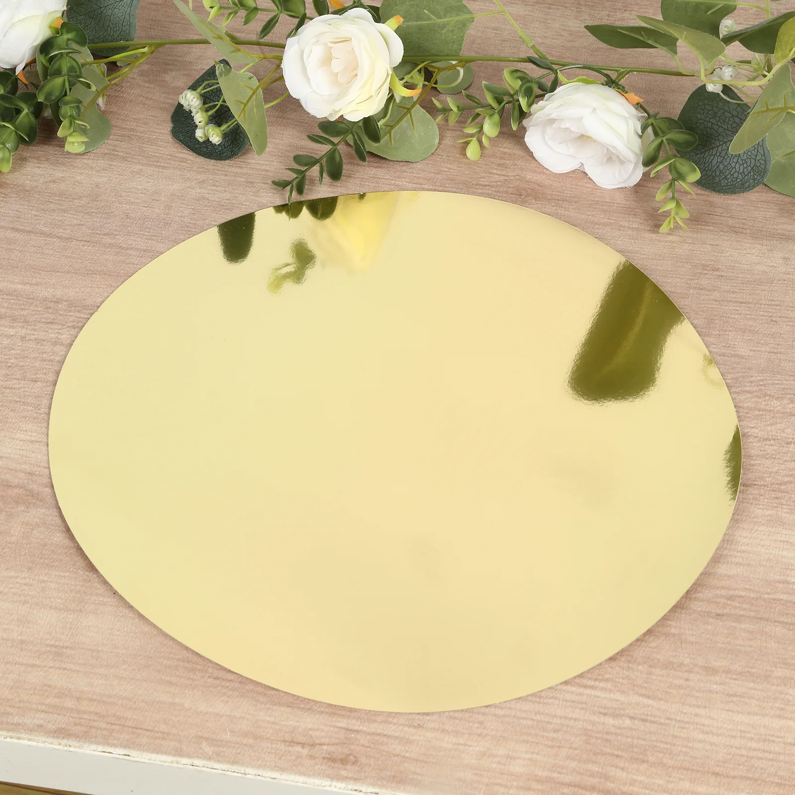 50 Pack Round Disposable Table Placemats 13" Gold – Cardboard Charger Plates for Catering & Special Events, 128 GSM - Image 6