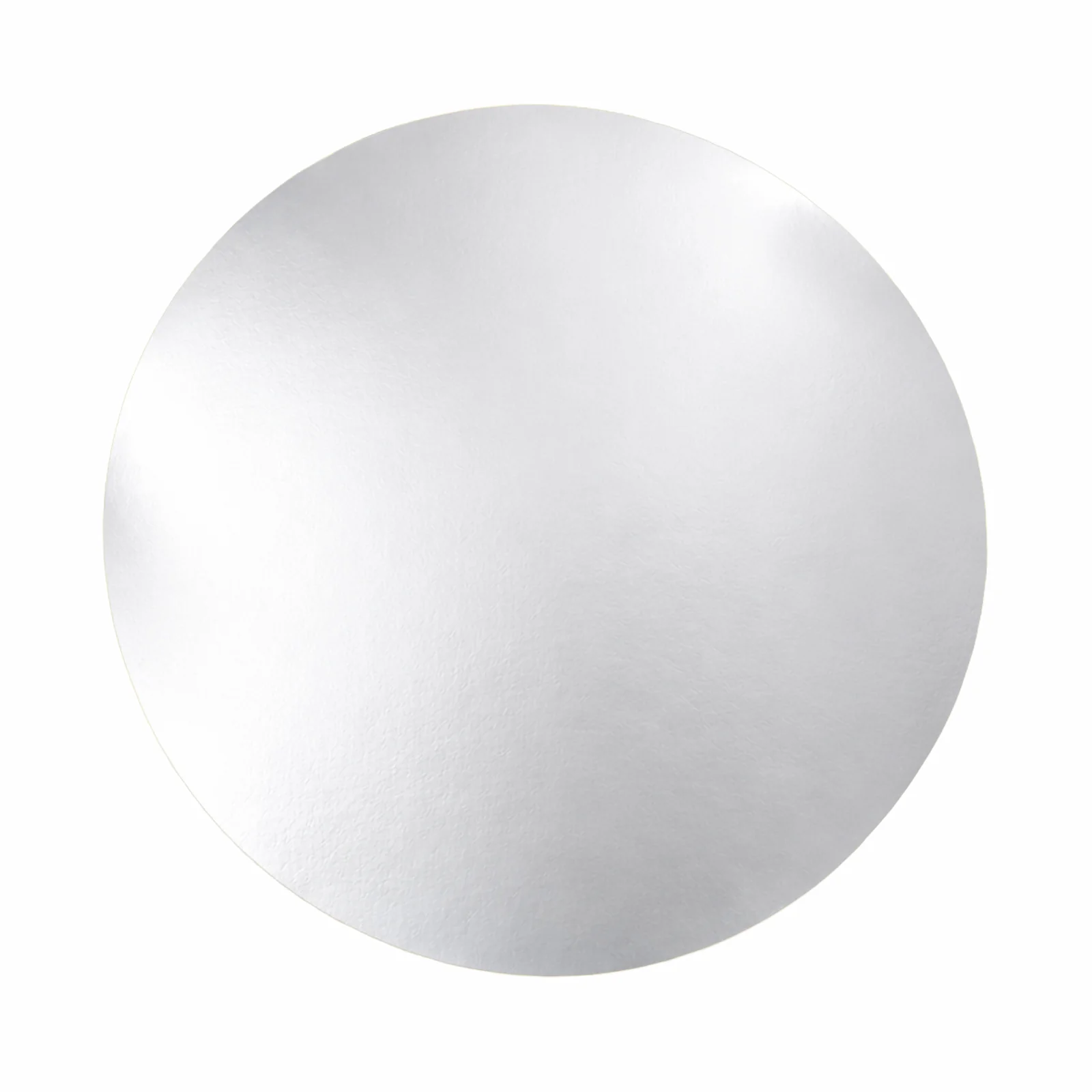 50 Pack Round Disposable Table Placemats 13" Silver – Cardboard Charger Plates for Catering & Special Events, 128 GSM - Image 2