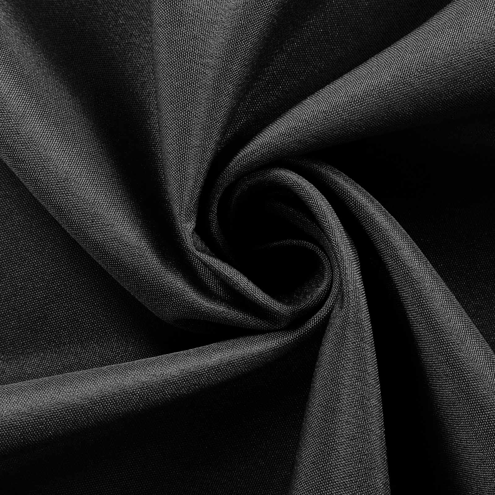 54"x10 Yards Black Polyester Fabric Bolt DIY Craft Fabric Roll - Image 3