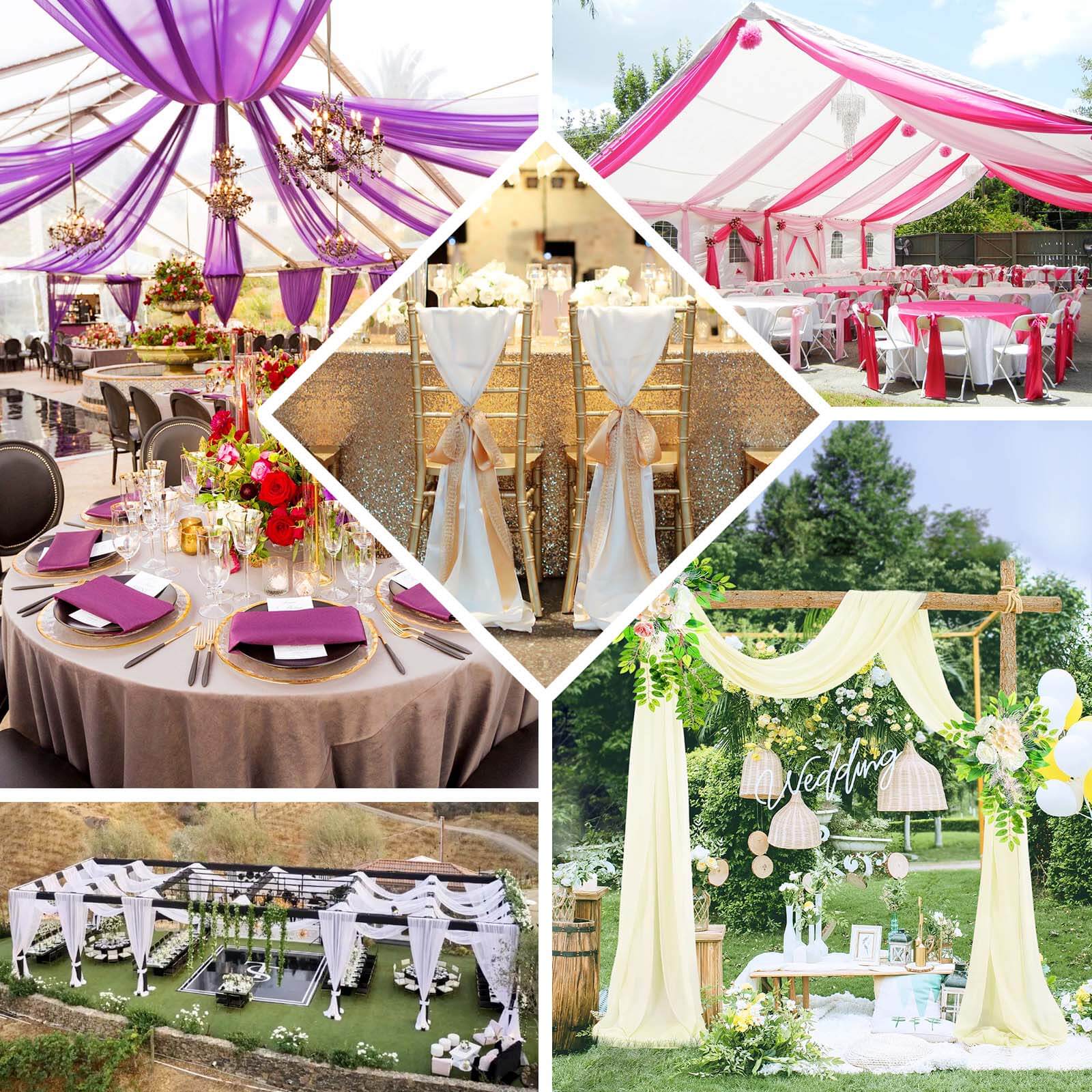 54"x10 Yards Dusty Sage Green Polyester Fabric Bolt, DIY Craft Fabric Roll - Image 4
