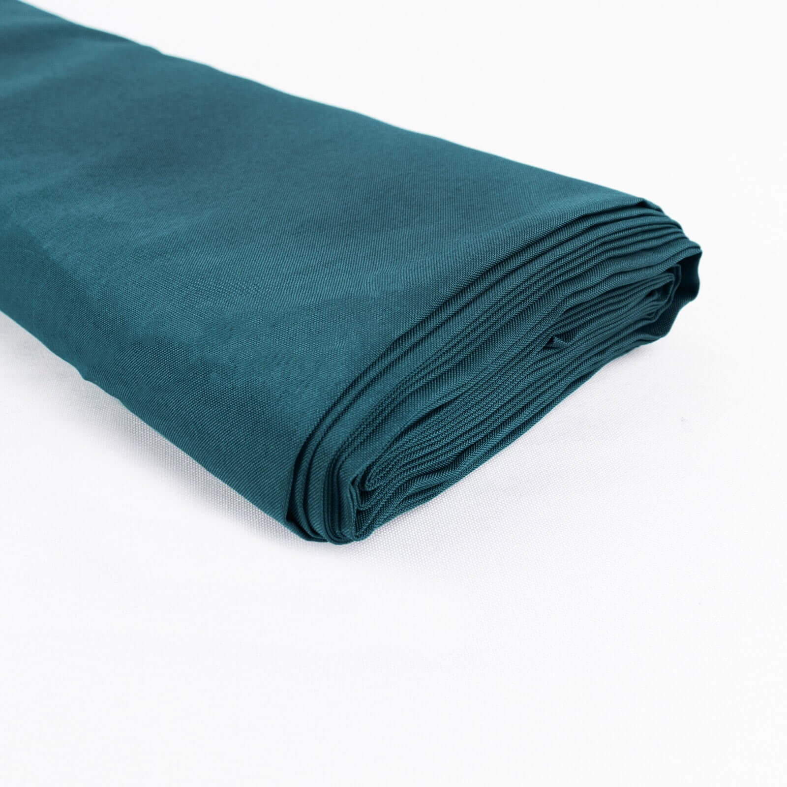 54"x10 Yards Peacock Teal Polyester Fabric Bolt, DIY Craft Fabric Roll - Image 5