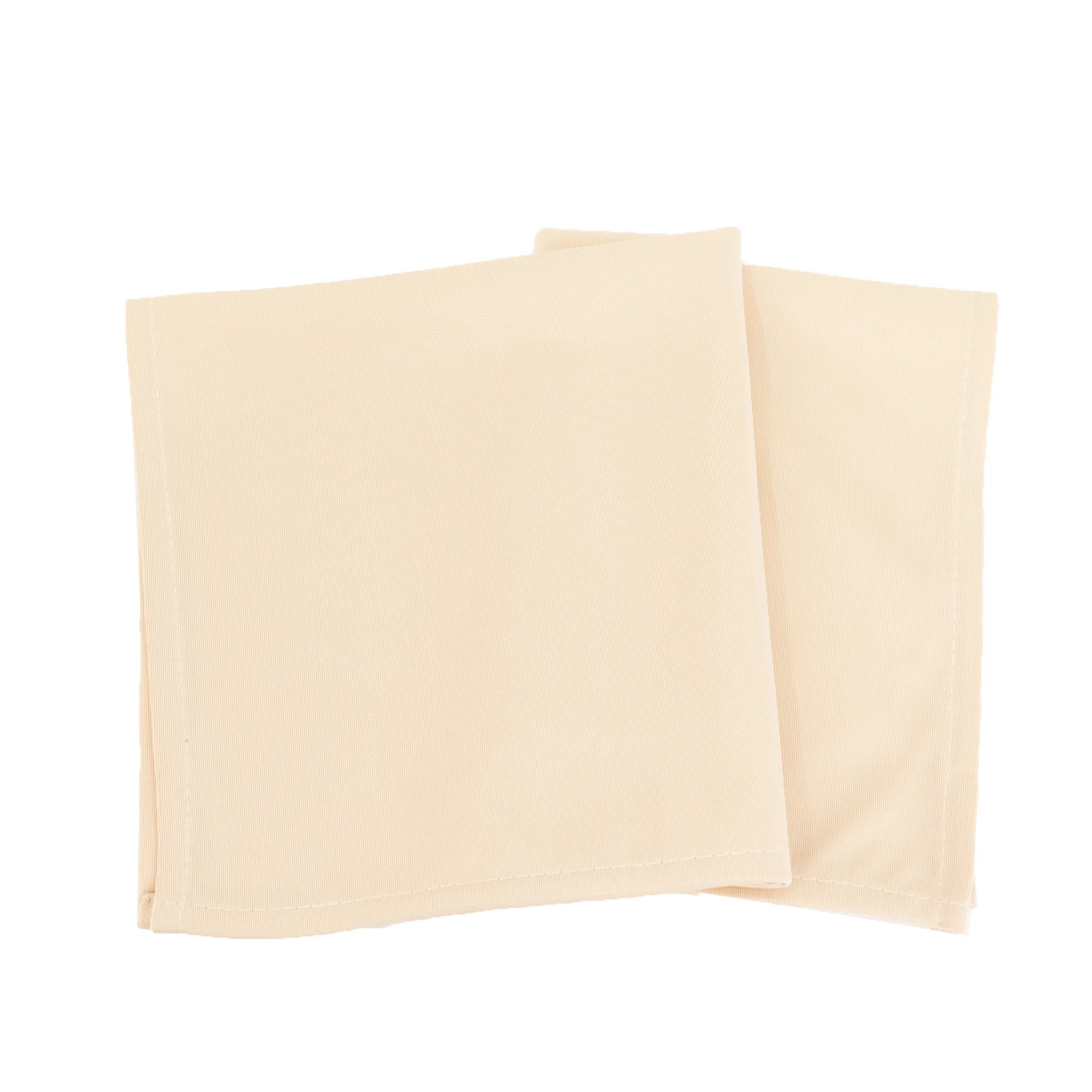 5 Pack Beige Scuba Napkins – 17"x17", Wrinkle-Free & Stain Resistant Cloth Napkins - Image 6
