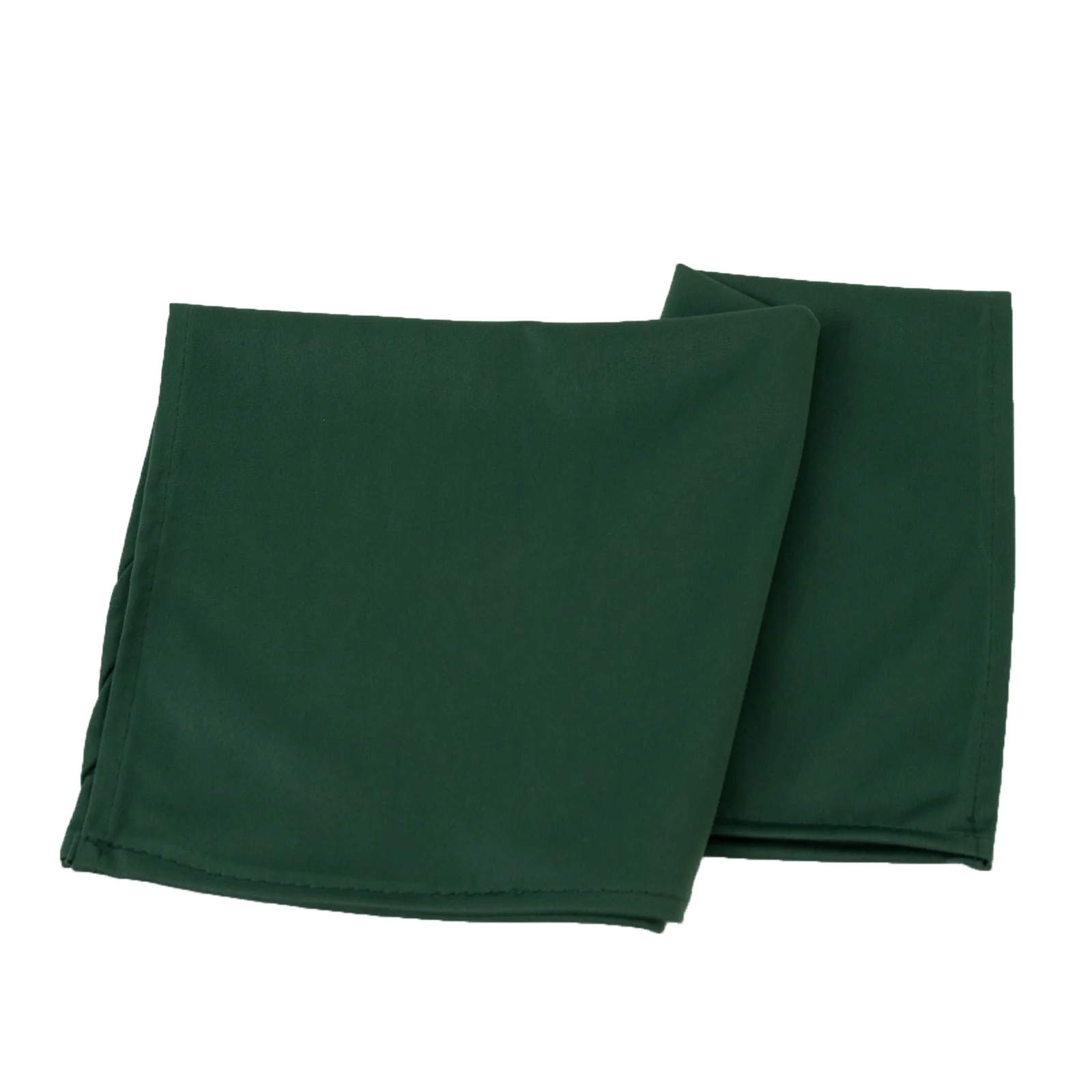 5 Pack Hunter Emerald Green Scuba Napkins – 17"x17", Wrinkle-Free & Stain Resistant Cloth Napkins - Image 6