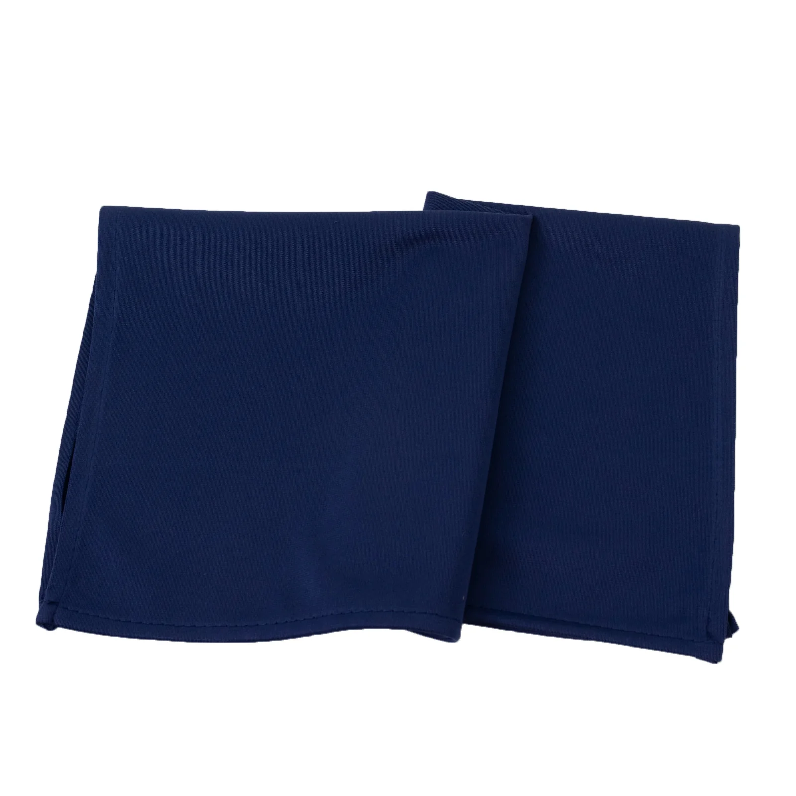 5 Pack Navy Blue Scuba Napkins – 17"x17", Wrinkle-Free & Stain Resistant Cloth Napkins - Image 6