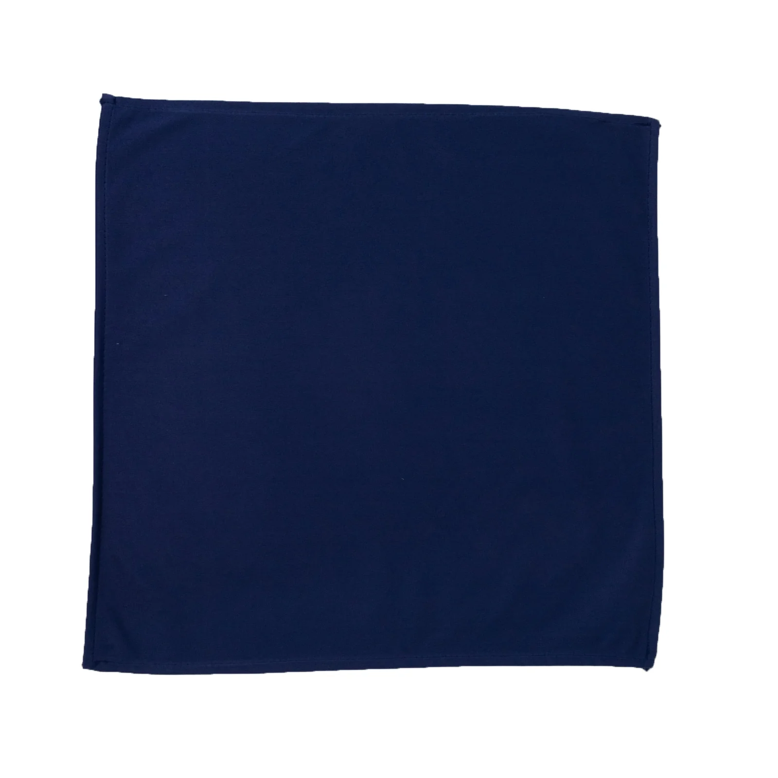 5 Pack Navy Blue Scuba Napkins – 17"x17", Wrinkle-Free & Stain Resistant Cloth Napkins - Image 7