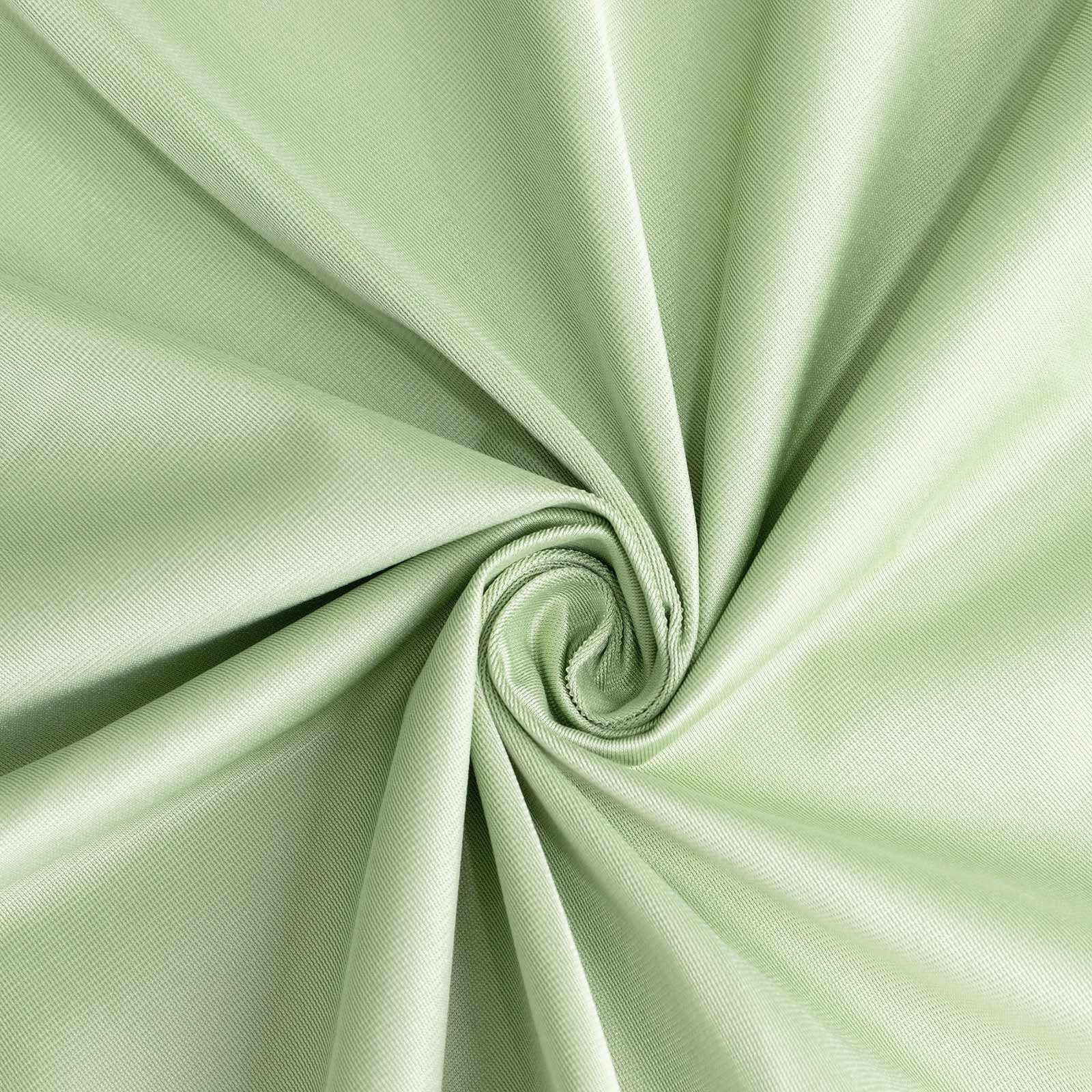5 Pack Sage Green Scuba Napkins – 17"x17", Wrinkle-Free & Stain Resistant Cloth Napkins - Image 9
