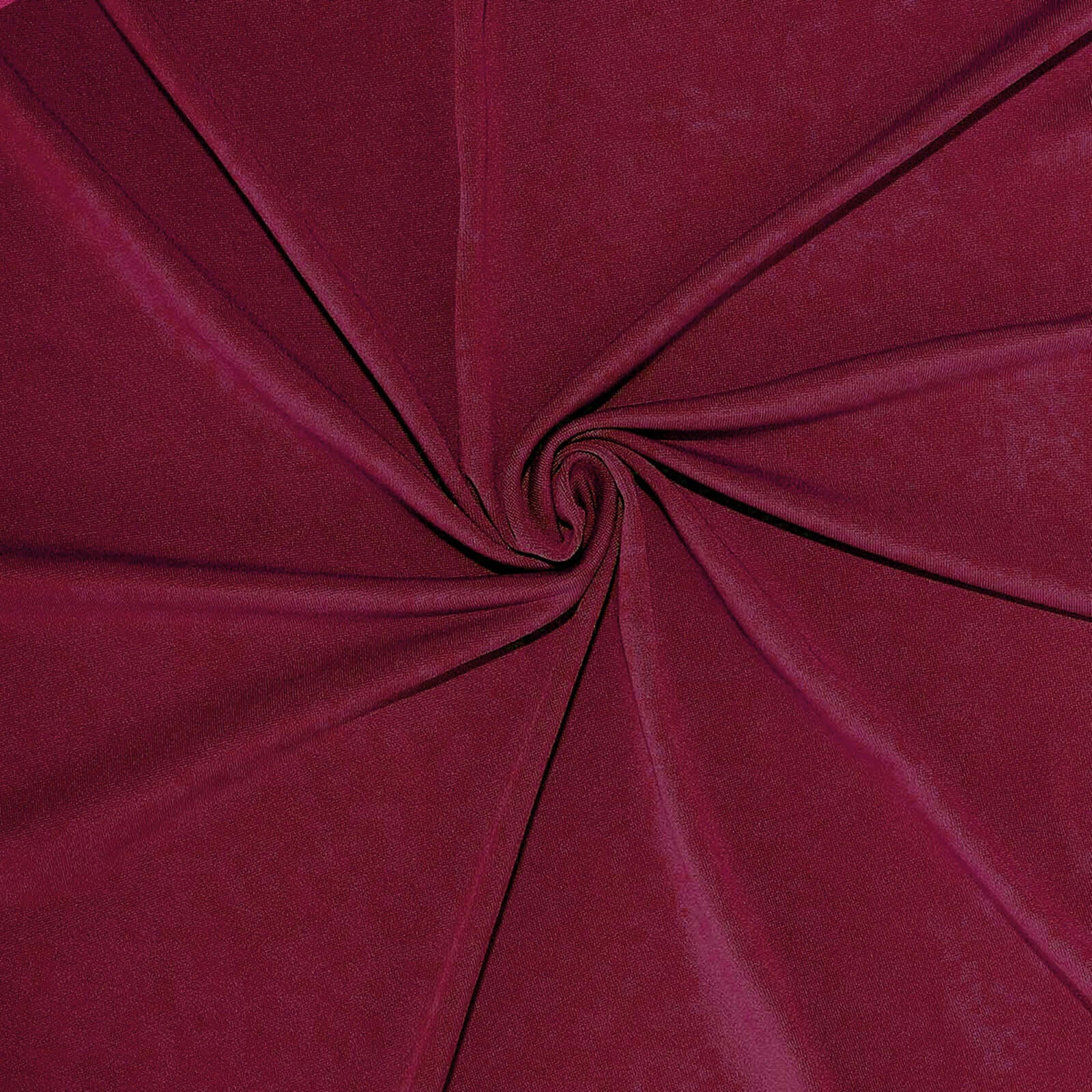 Burgundy 4-Way Stretch Spandex Event Curtain Drapes, Wrinkle Free Backdrop Event Panel with Rod Pockets - 5ftx14ft - Image 8
