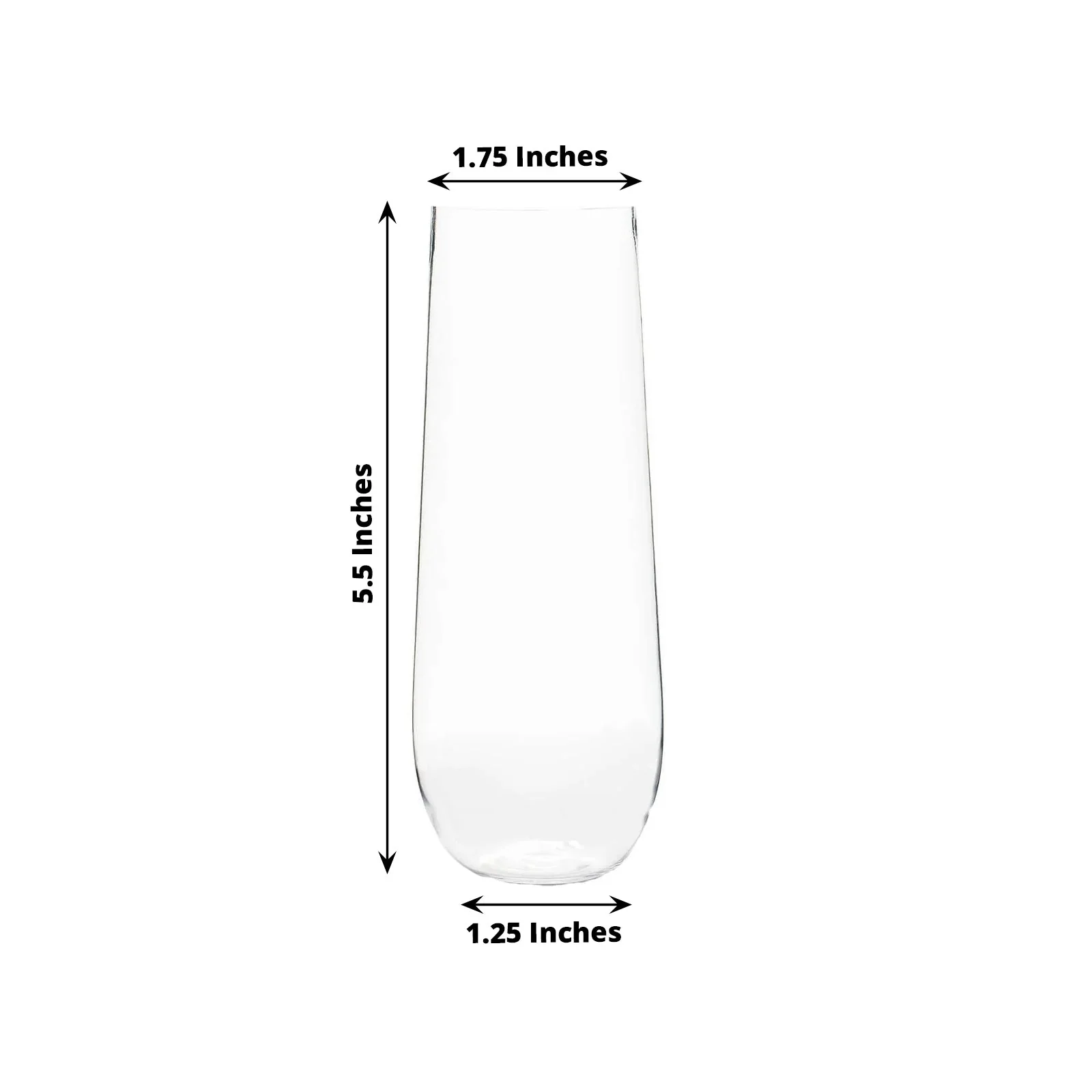 12 Pack Plastic Champagne Glasses in Clear, Reusable Lightweight Champagne Flutes 9oz - Image 6