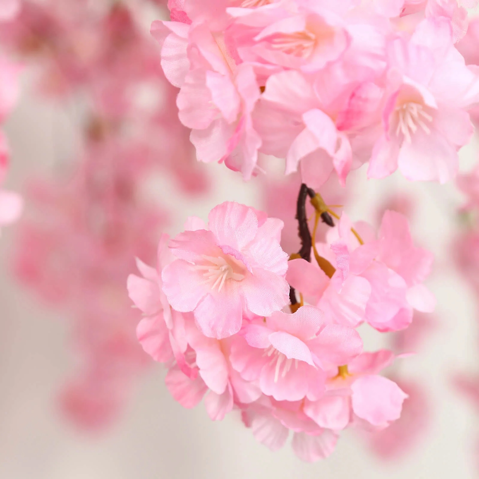 Cherry Blossom Hanging Floral Chandelier 60" Blush – Artificial Silk Flower Ceiling Canopy with Interchangeable Branches - Image 10