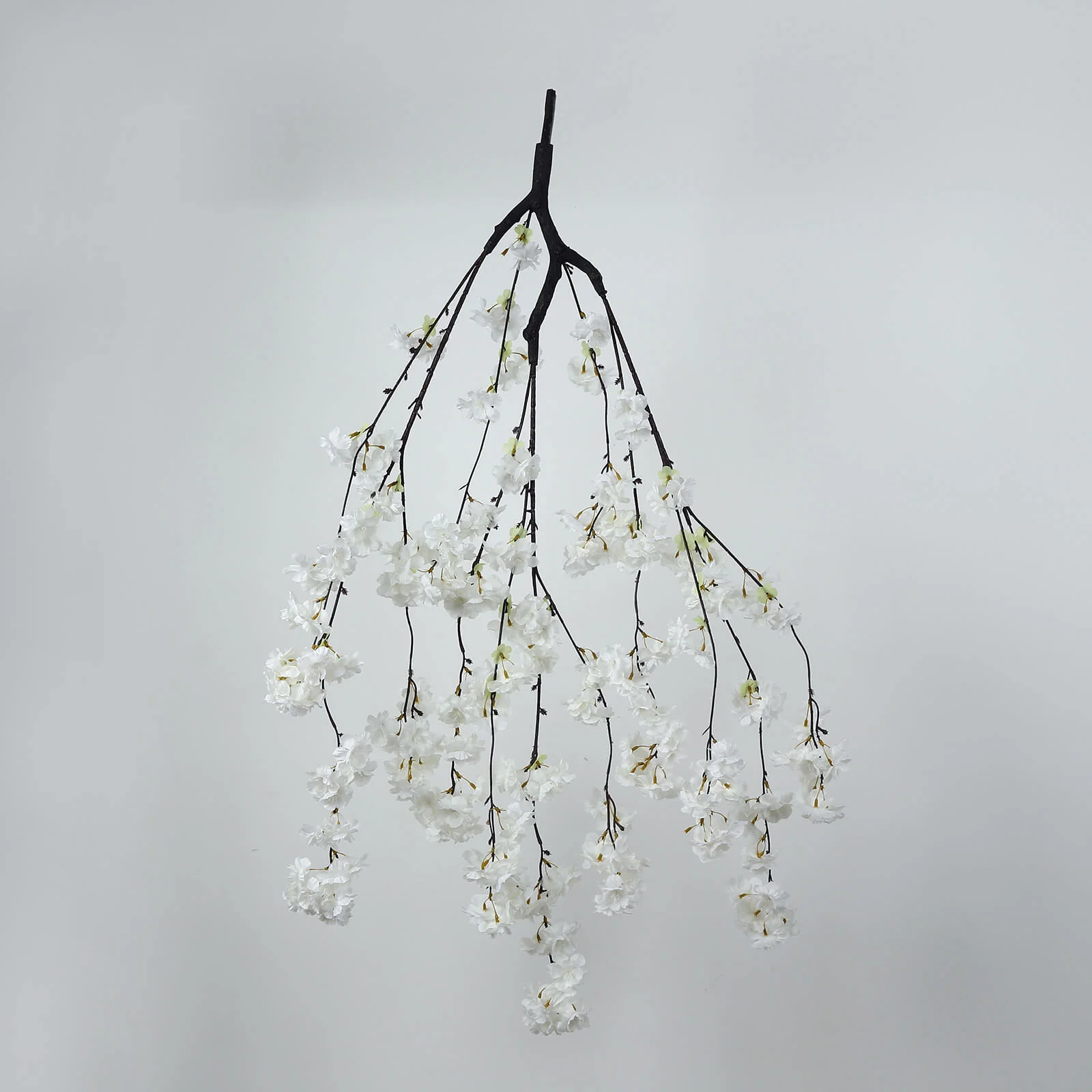 Cherry Blossom Hanging Floral Chandelier 60" White – Artificial Silk Flower Ceiling Canopy with Interchangeable Branches - Image 10