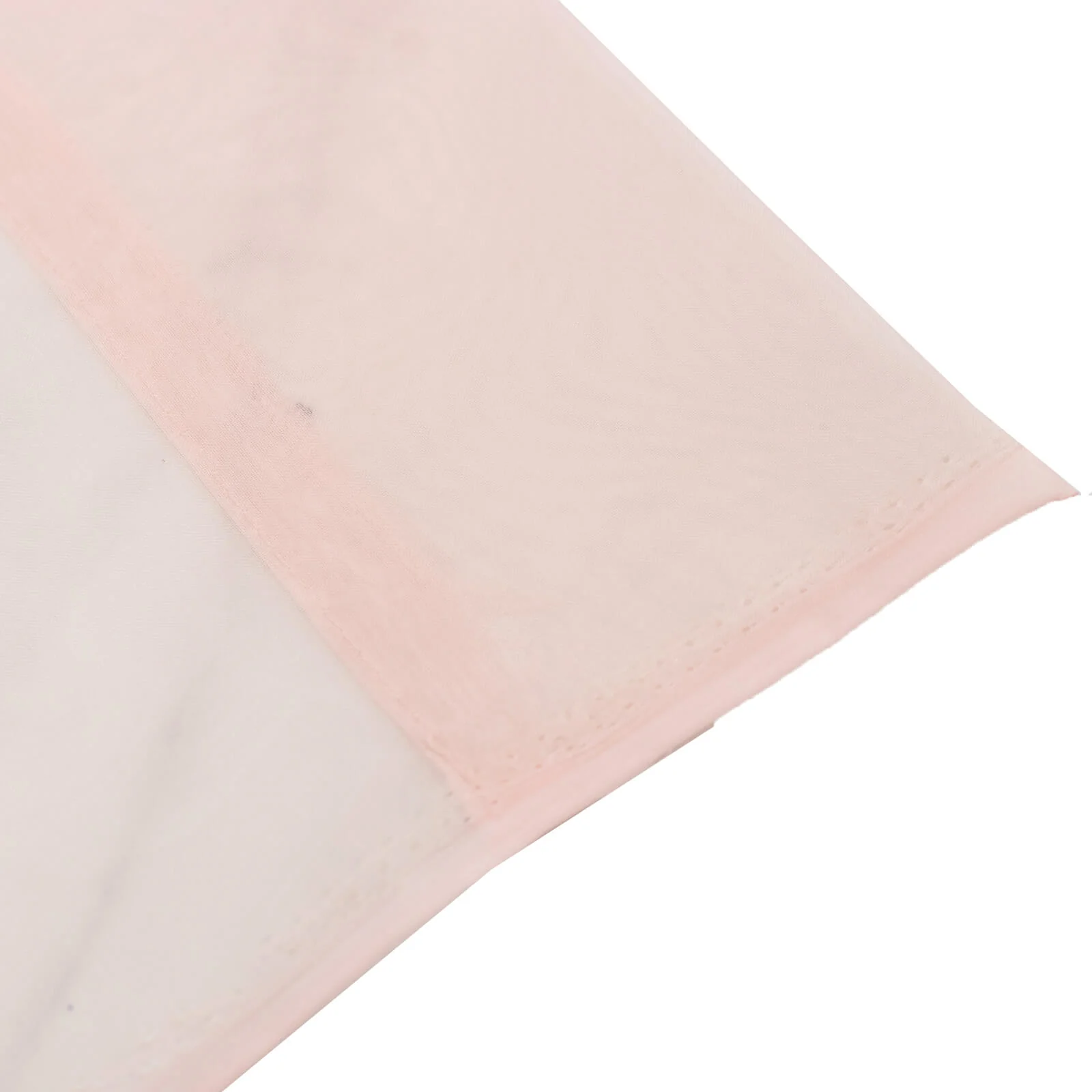 10ft x 14ft Chiffon Backdrop Curtain Panel – Blush Durable Flame Resistant Sheer Draping Fabric with Rod Pocket - Image 6