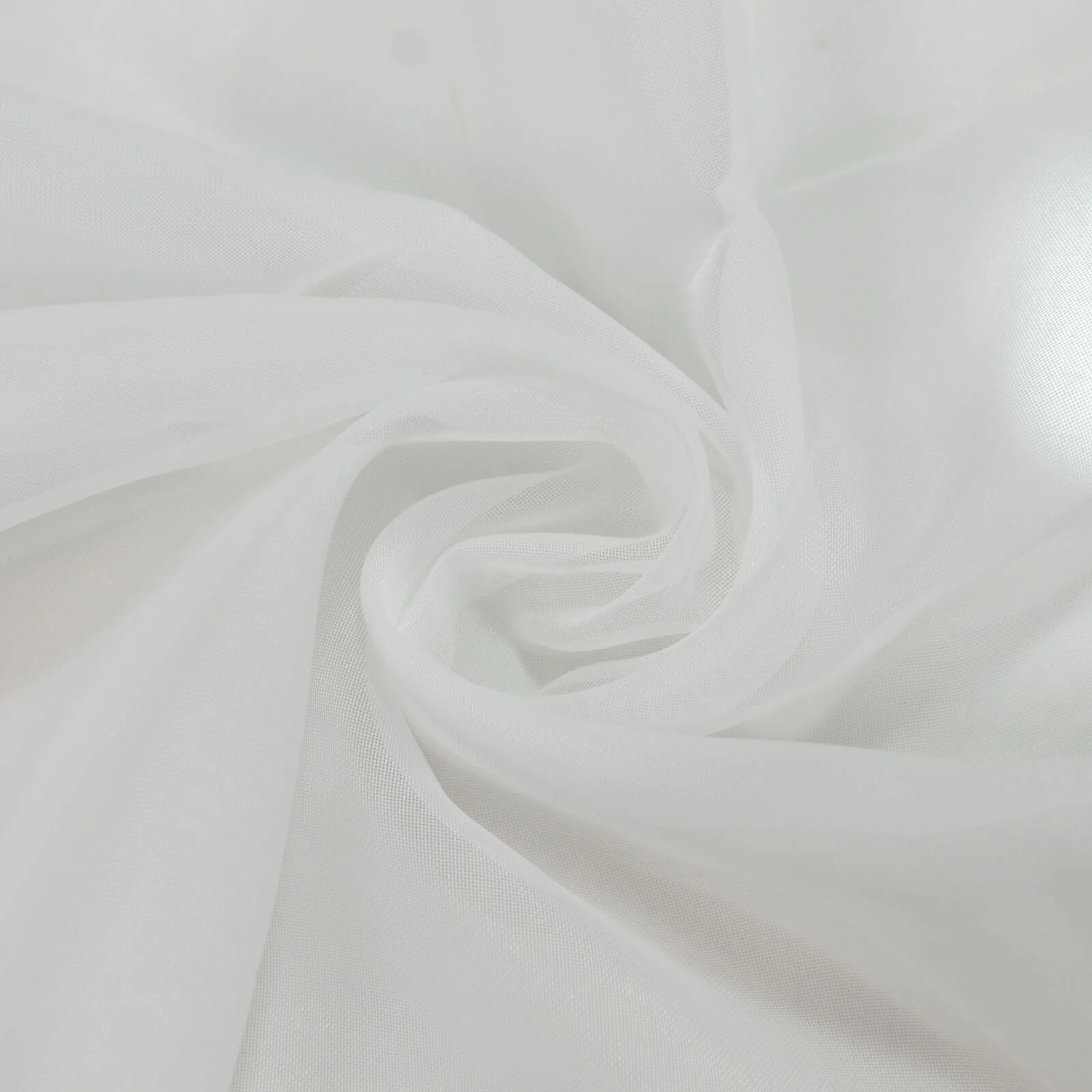 10ft x 14ft Chiffon Backdrop Curtain Panel – Ivory Durable Flame Resistant Sheer Draping Fabric with Rod Pocket - Image 7