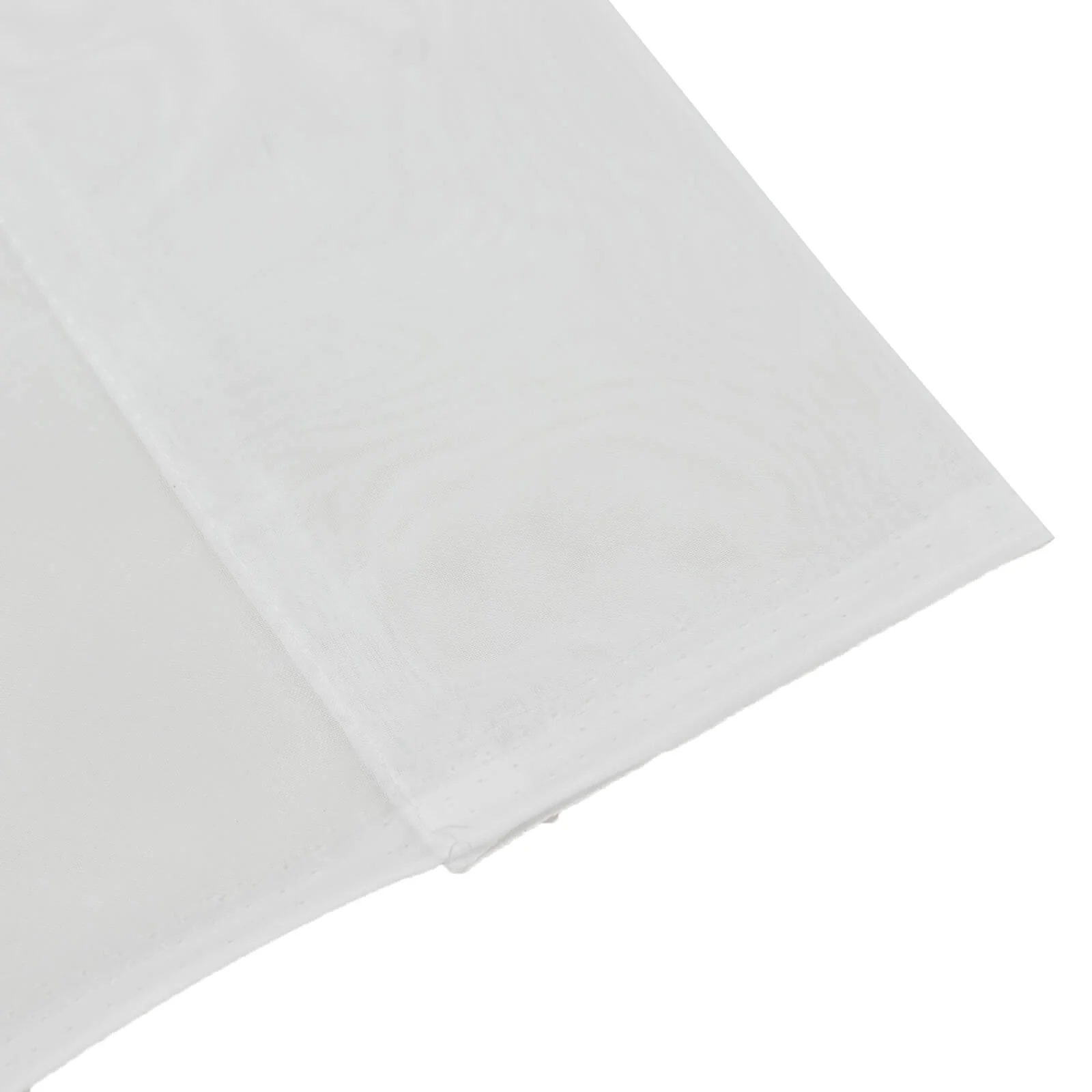 10ft x 10ft Chiffon Backdrop Curtain Panel – White Durable Flame Resistant Sheer Draping Fabric with Rod Pocket - Image 6