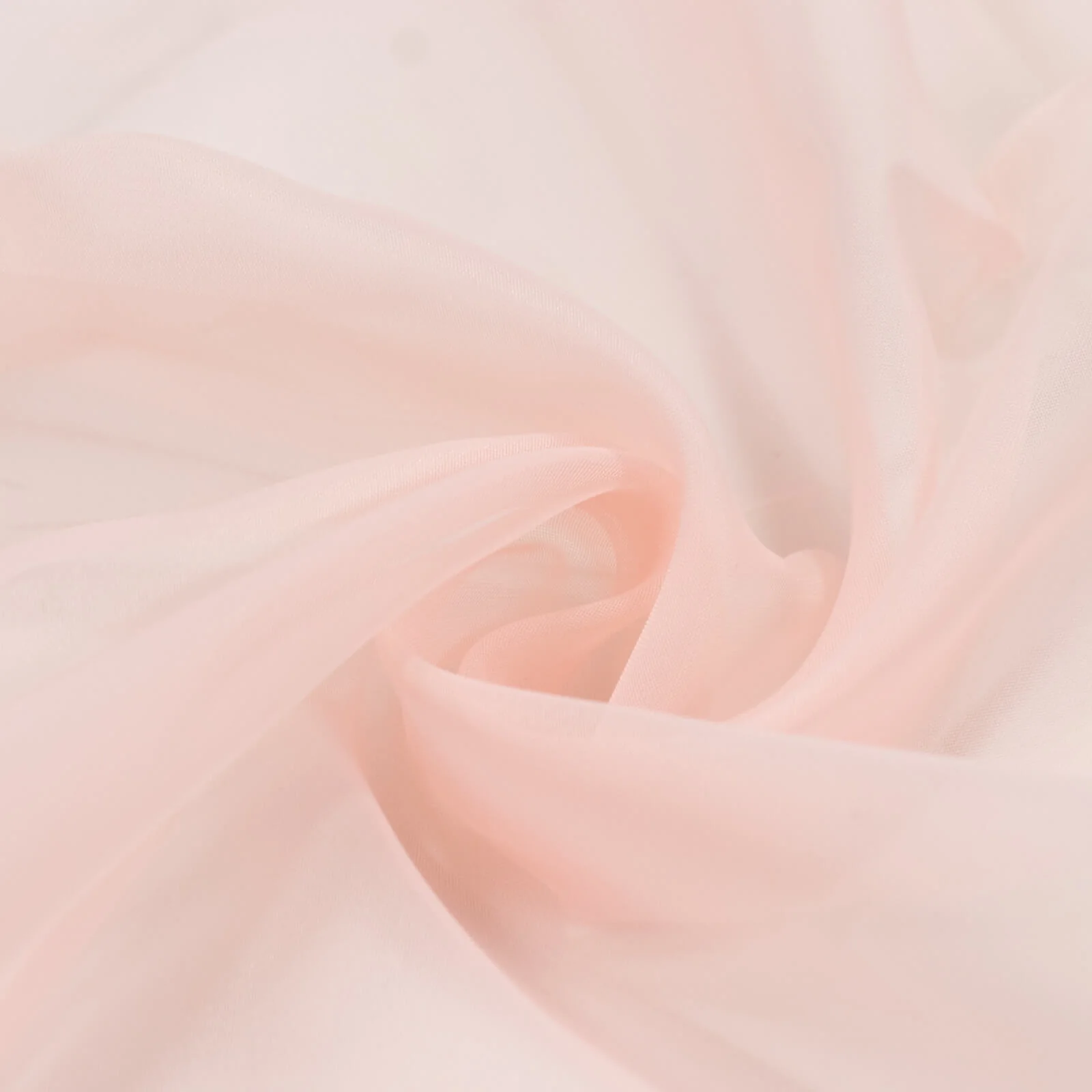 10ft x 12ft Chiffon Backdrop Curtain Panel – Blush Durable Flame Resistant Sheer Draping Fabric with Rod Pocket - Image 7