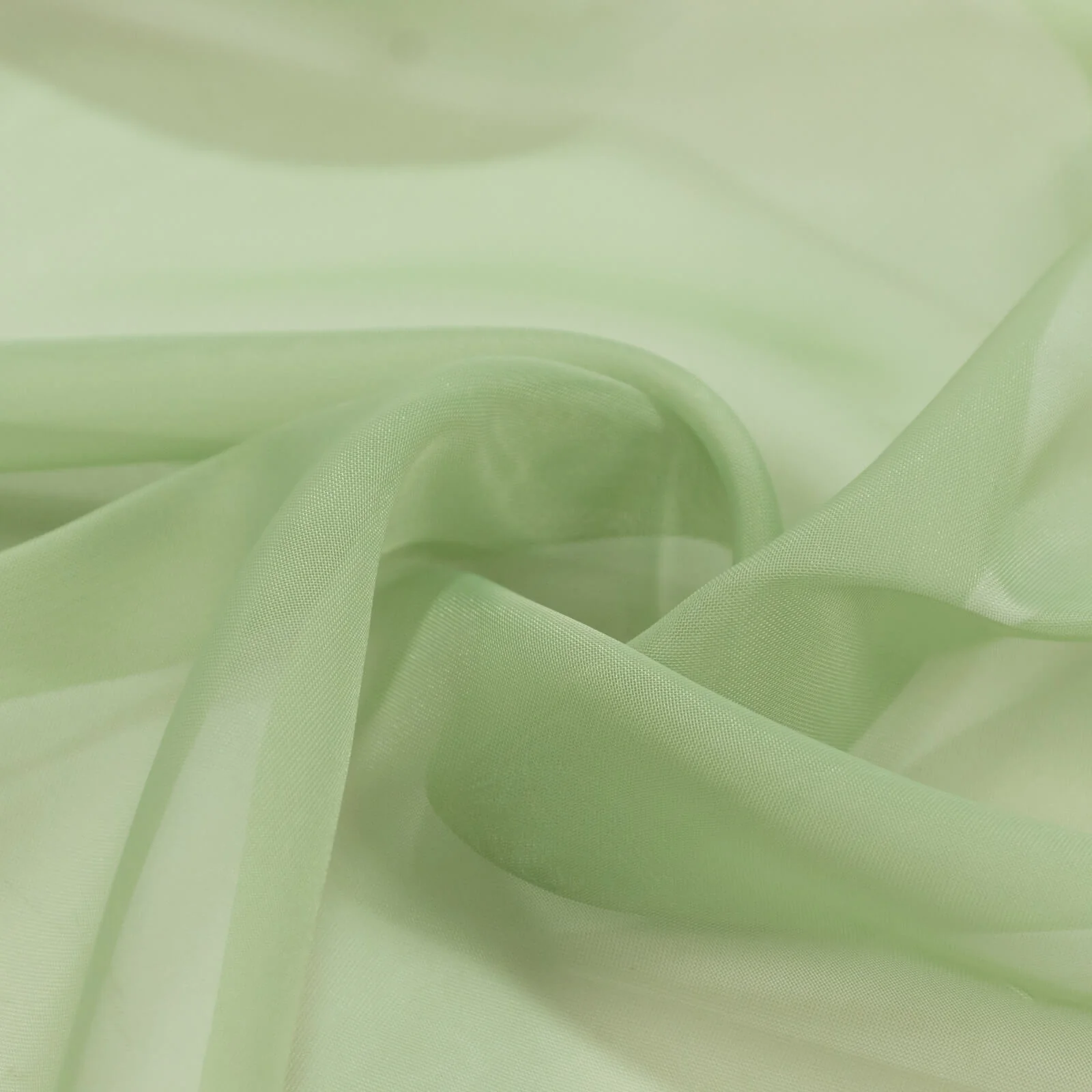 10ft x 14ft Chiffon Backdrop Curtain Panel – Sage Green Durable Flame Resistant Sheer Draping Fabric with Rod Pocket - Image 7