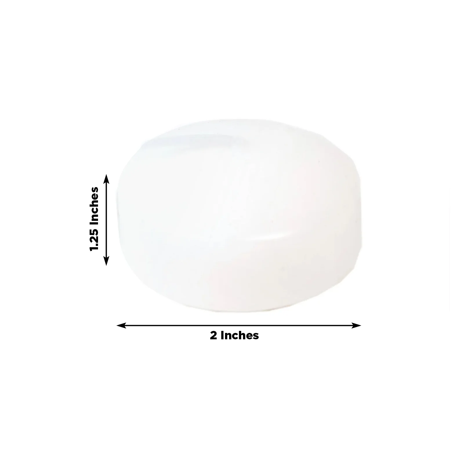 12 Pack 2" White Floating Candles – Unscented Dripless Long-Lasting Disc Wax Candles for Weddings & Table Décor - Image 2