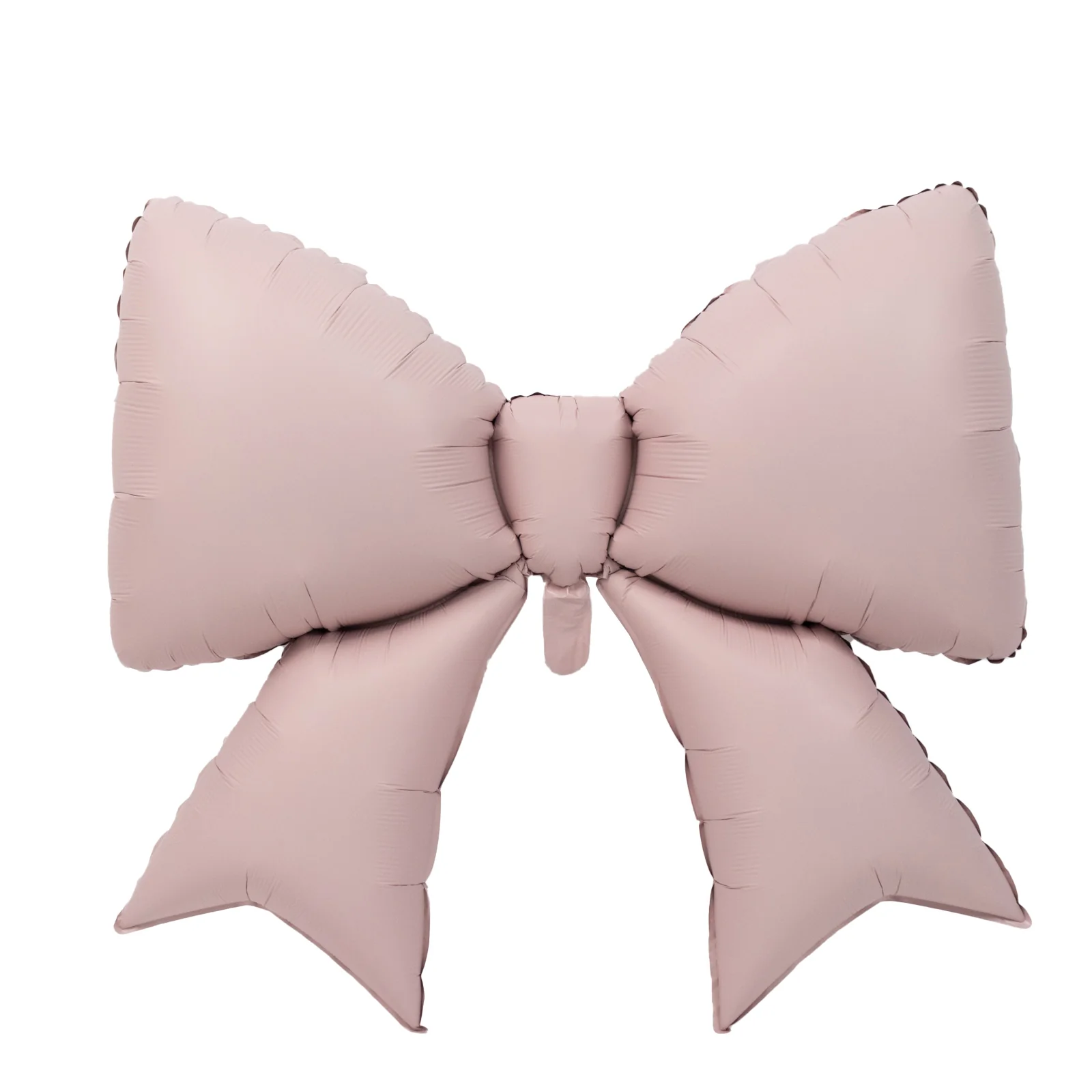 10 Pack Giant Decorative Foil Bow Balloons – Matte Blush Party Balloons for Backdrop, Photo Booth & Event Styling, 29″ x 27″ Inflated - Image 2