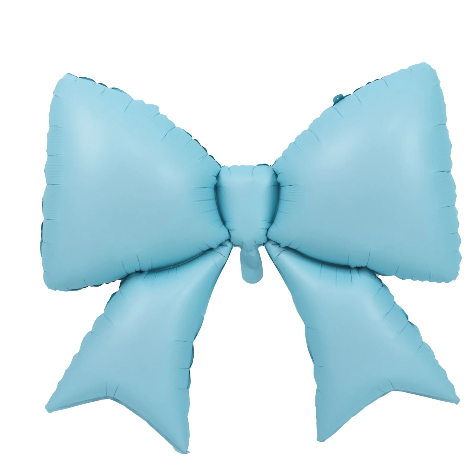 10 Pack Giant Decorative Foil Bow Balloons – Matte Light Blue Party Balloons for Backdrop, Photo Booth & Event Styling, 29″ x 27″ Inflated - Image 2