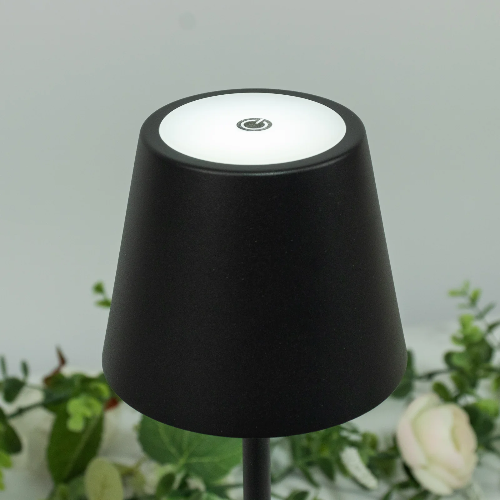 15" Heavy Duty Black Metal LED Table Lamp with Classic Empire Lampshade – Commercial Grade Cordless Rechargeable Desk Lamp, 3 Color Modes, Stepless Dimming, Touch Control - Image 7