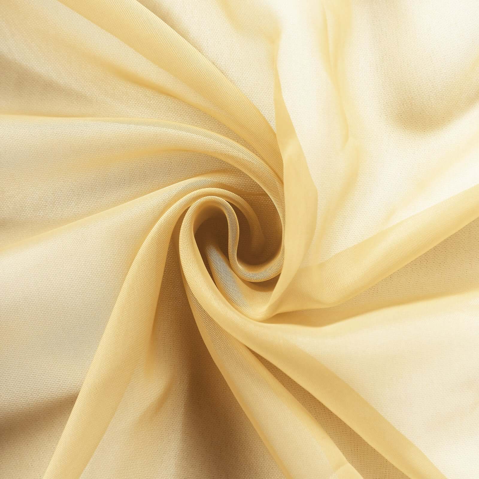 20 Pack Organza Chair Sashes Gold 6"x108" – Reusable Sheer Wedding Chair Bows - Image 6