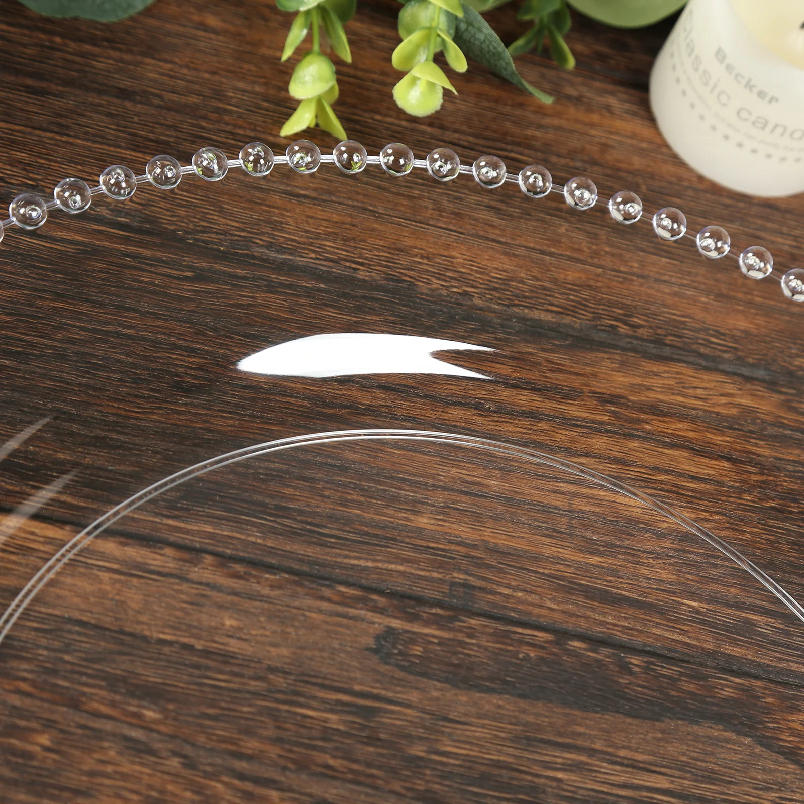 10-Pack Economy Round Plastic Charger Plates 13" in Clear Beaded Rim, Stylish Dinner Party Serving Plates - Image 9